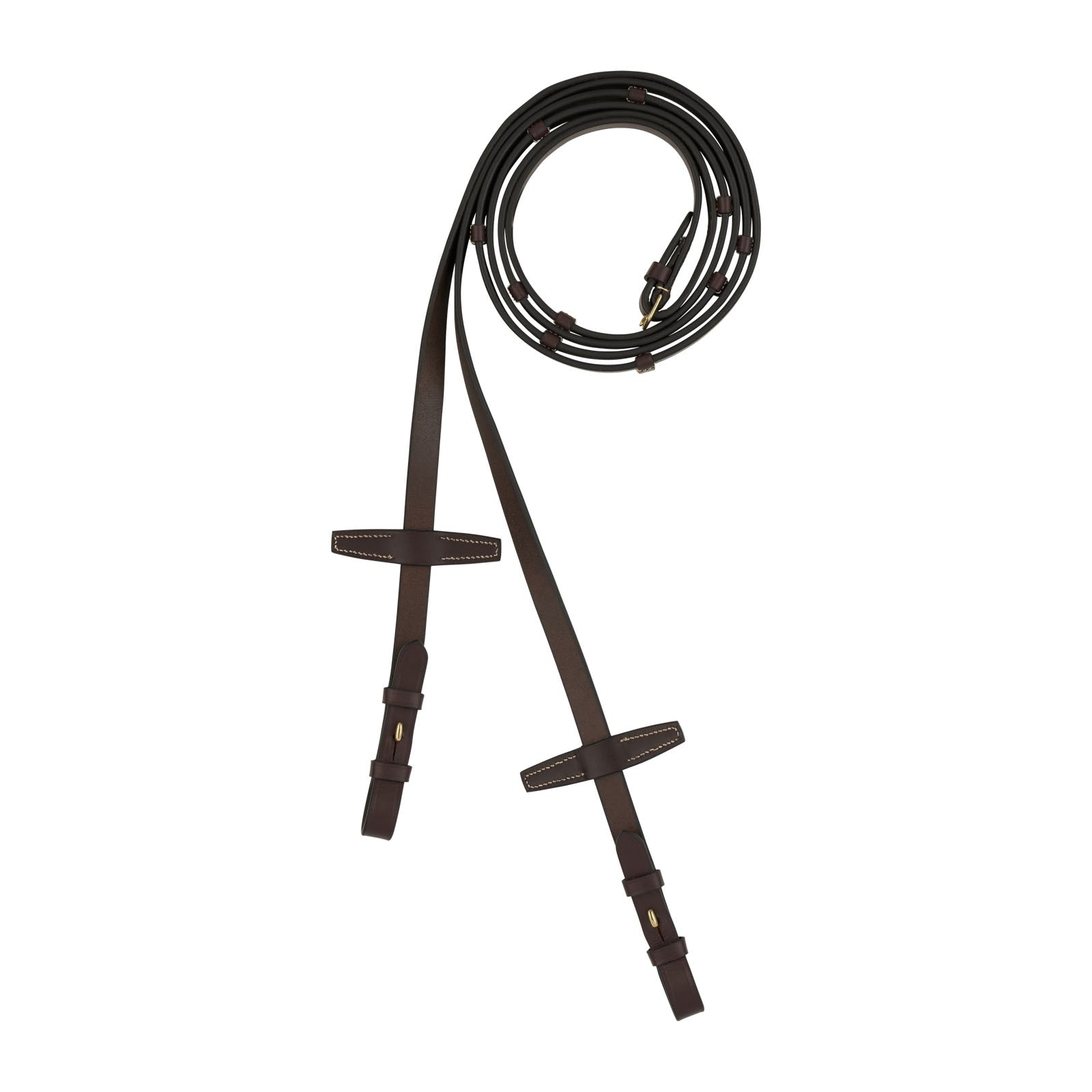 Horze Walthamstaw Leather Reins with Stoppers Bridles & Reins