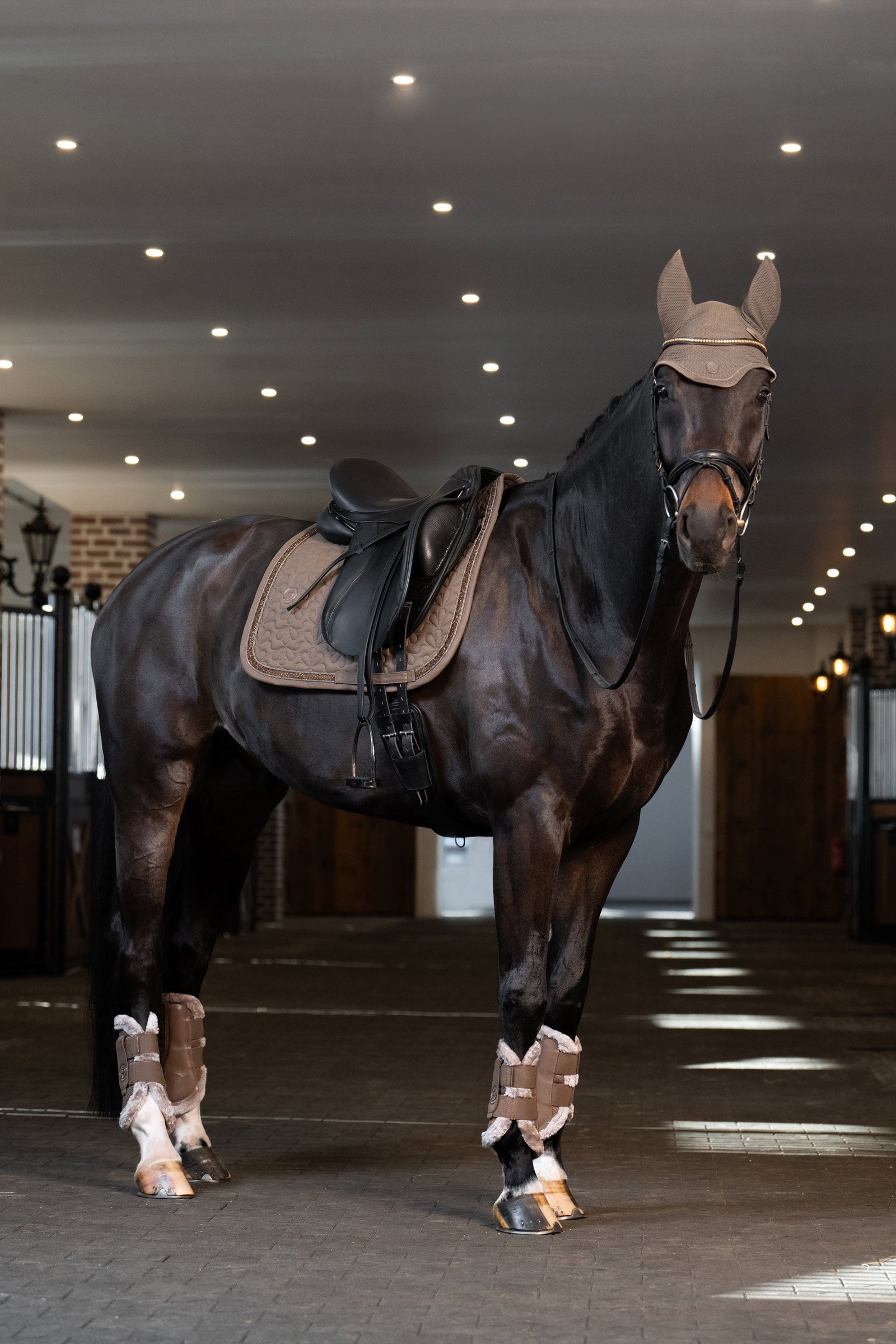 Eskadron Platinum 25 Dynair Mesh Sport Fly Hood Saddle Pads