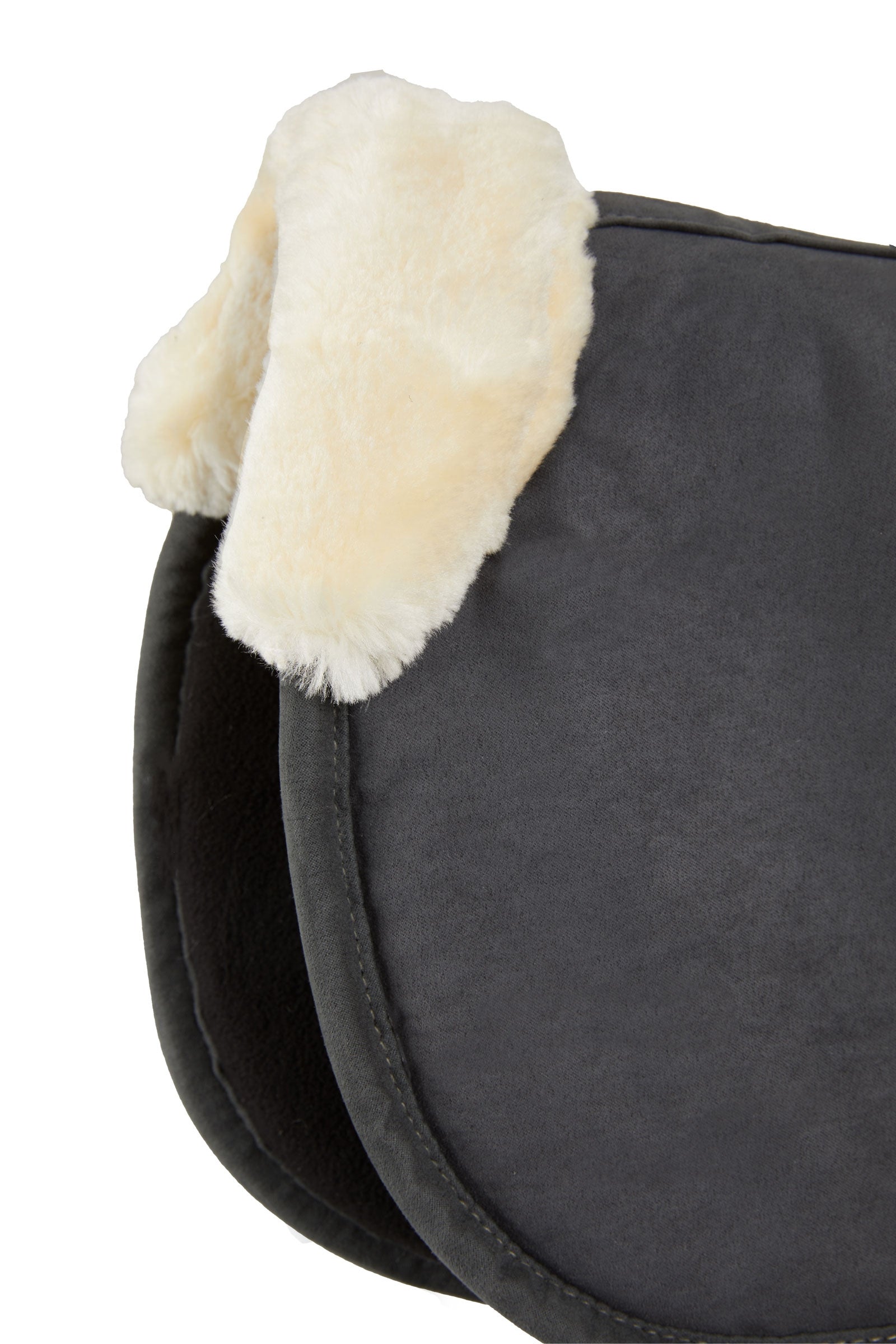 Horze Memory Foam Pad with Faux Fur Saddle Pads