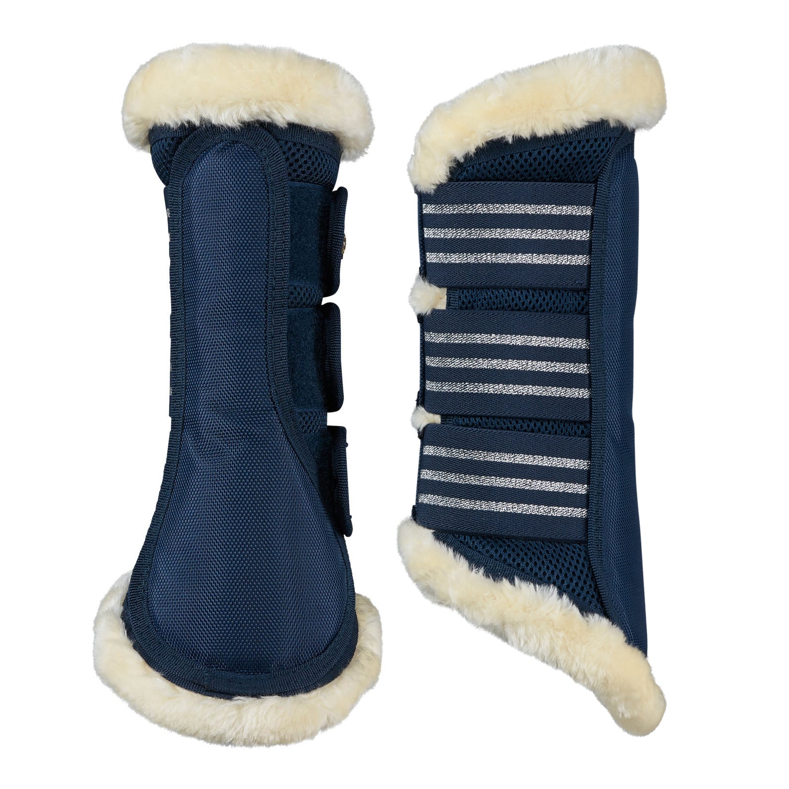 Horze Lincoln Gamaschen mit Kunstfell Leg Protection & Hoof Protection for Horses