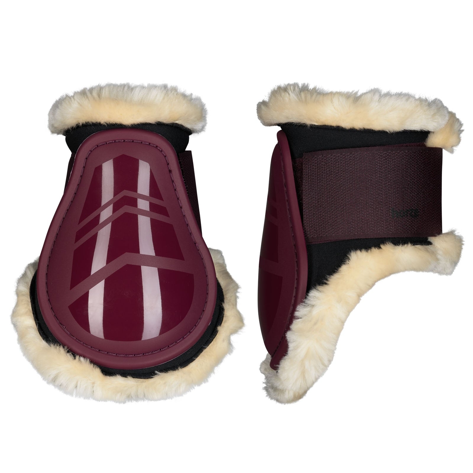 Horze Windsor Fetlock Boots with Faux Fur Lininig Leg Protection & Hoof Protection for Horses