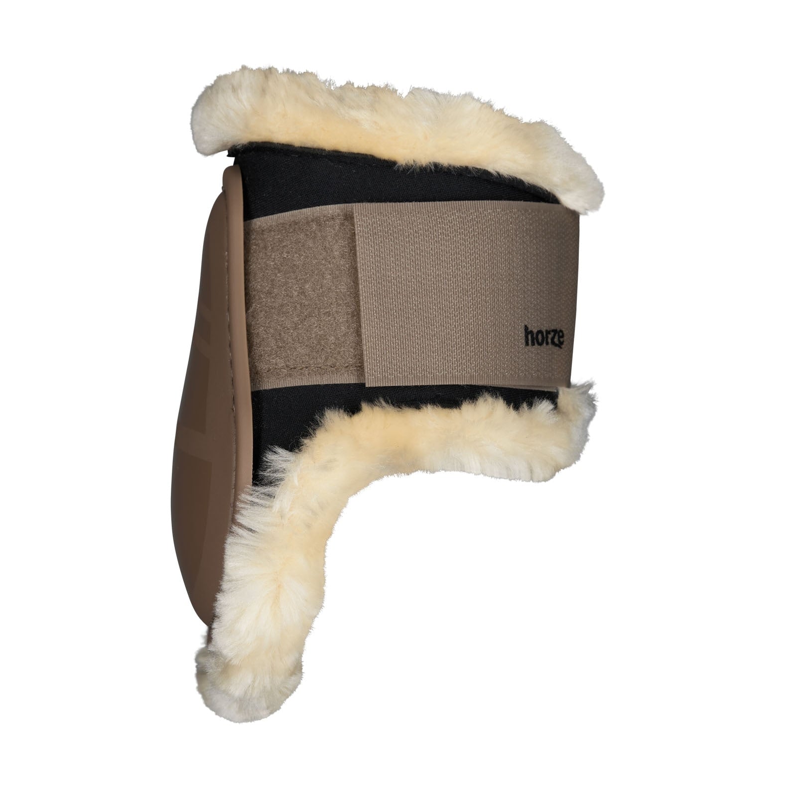 Horze Windsor Fetlock Boots with Faux Fur Lininig Leg Protection & Hoof Protection for Horses