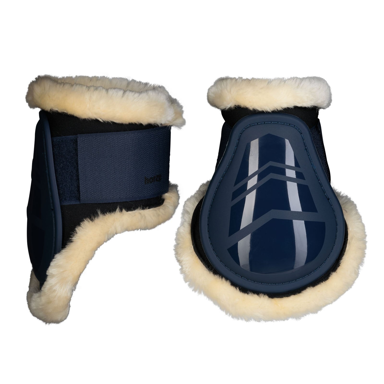 Horze Windsor Fetlock Boots with Faux Fur Lininig Leg Protection & Hoof Protection for Horses