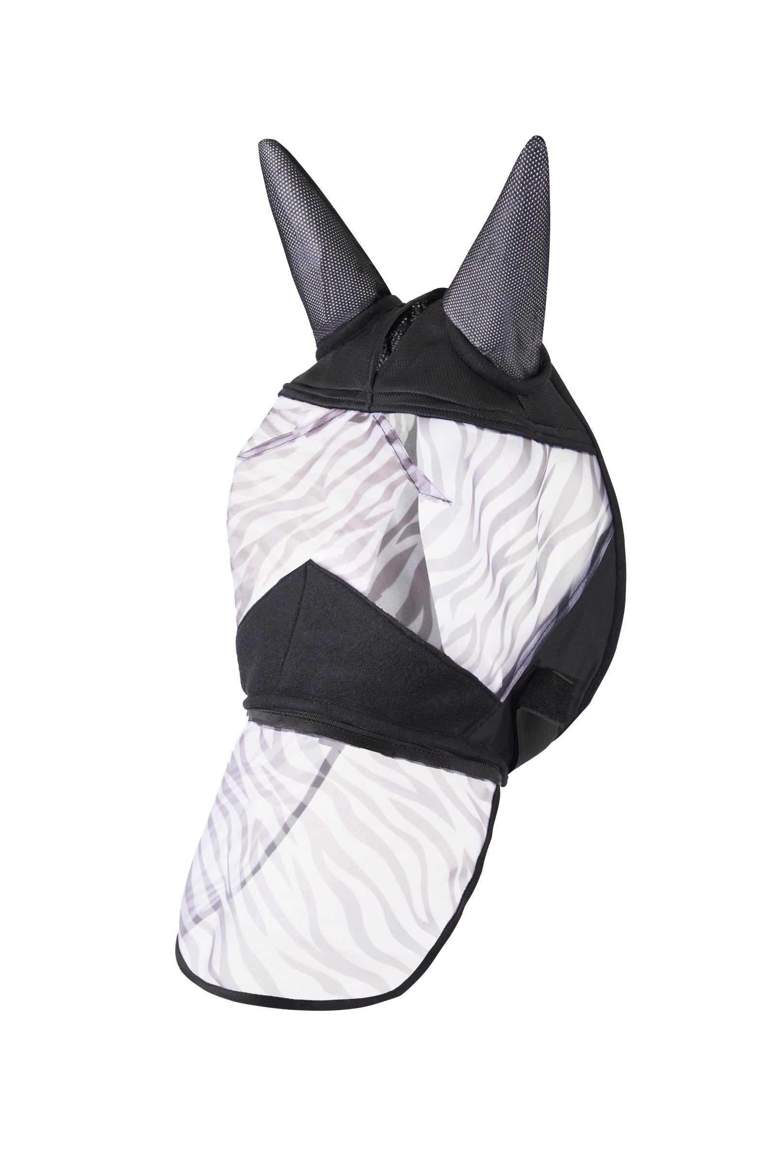 Horze Zebra-Fliegenmaske mit Nüsterschutz Fliegenschutz