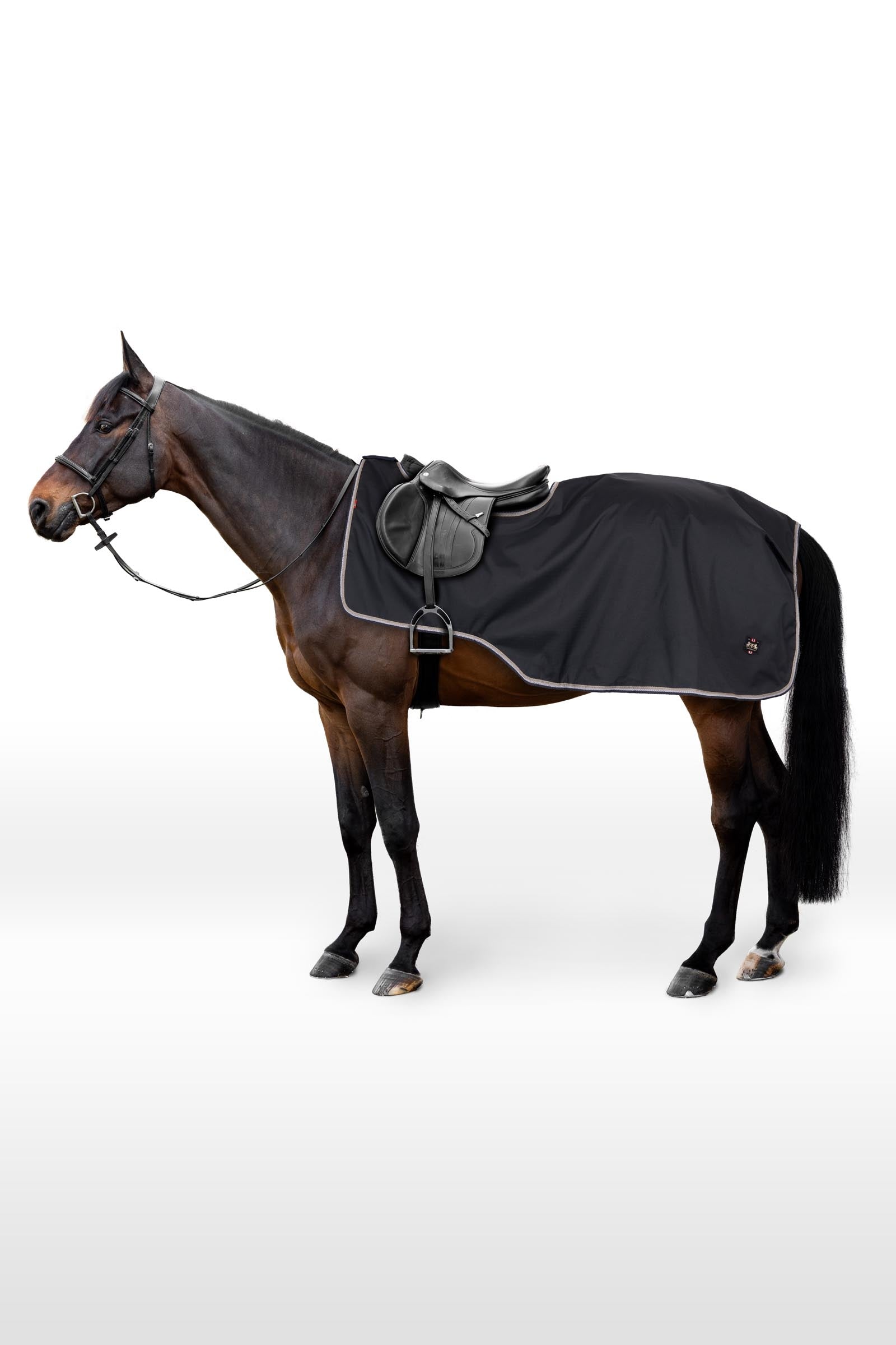B Vertigo Lachlan 600D Regenreitdecke mit Woll-Futter Pferdedecken