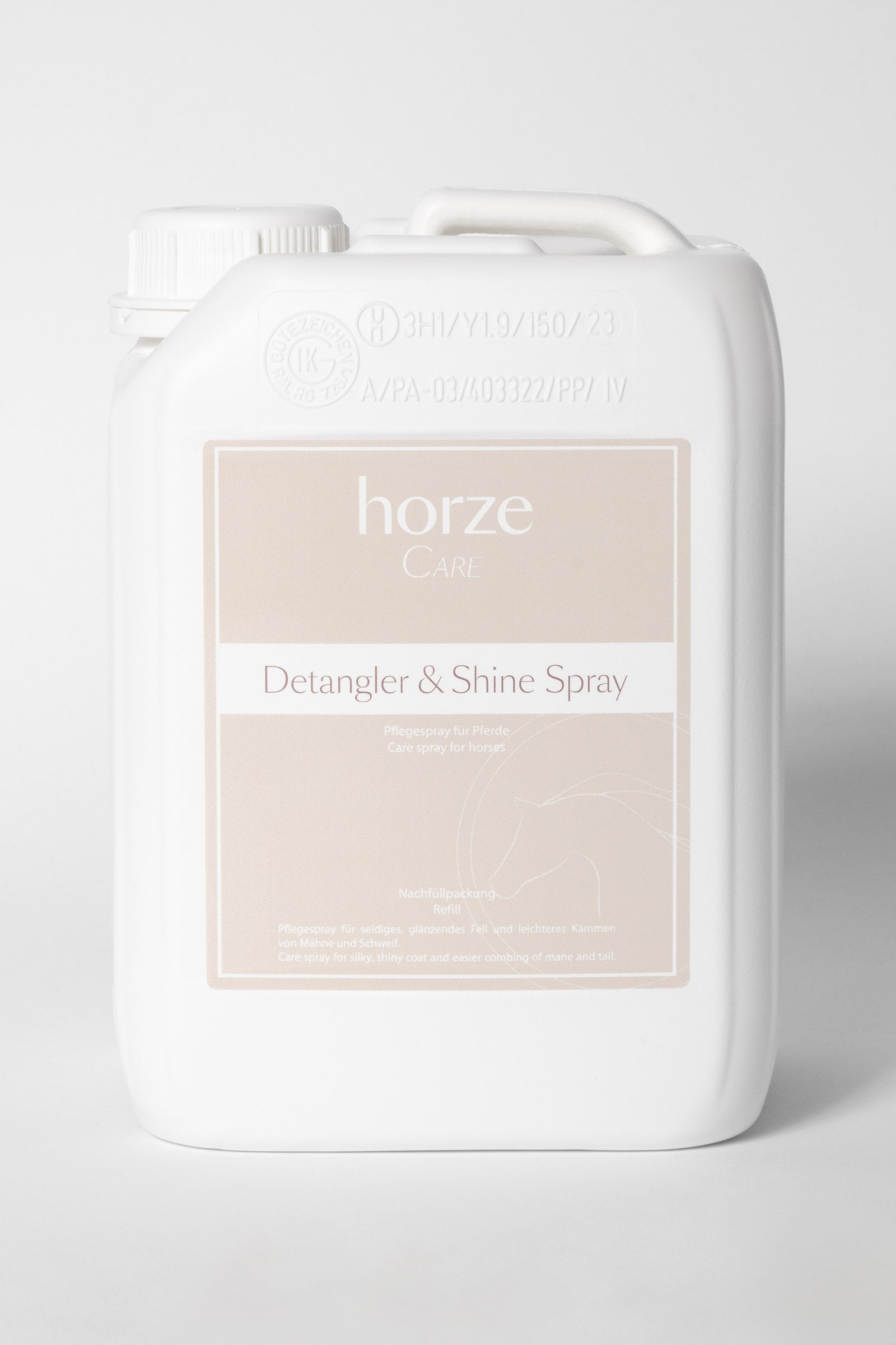 Horze Mähnen- und Schweif Glanz Spray Nachfüllpack, 2.5l Pflege