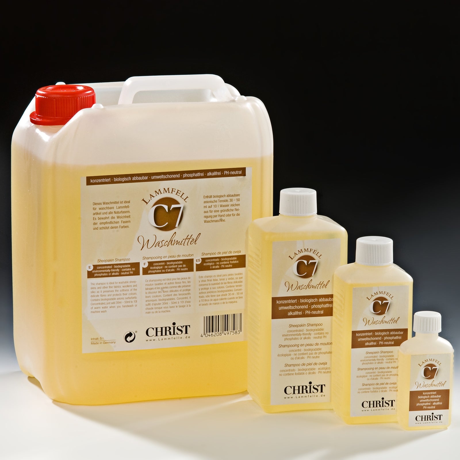 Christ C 7 Lammfell-Waschmittel-Konzentrat, 5l Pflege