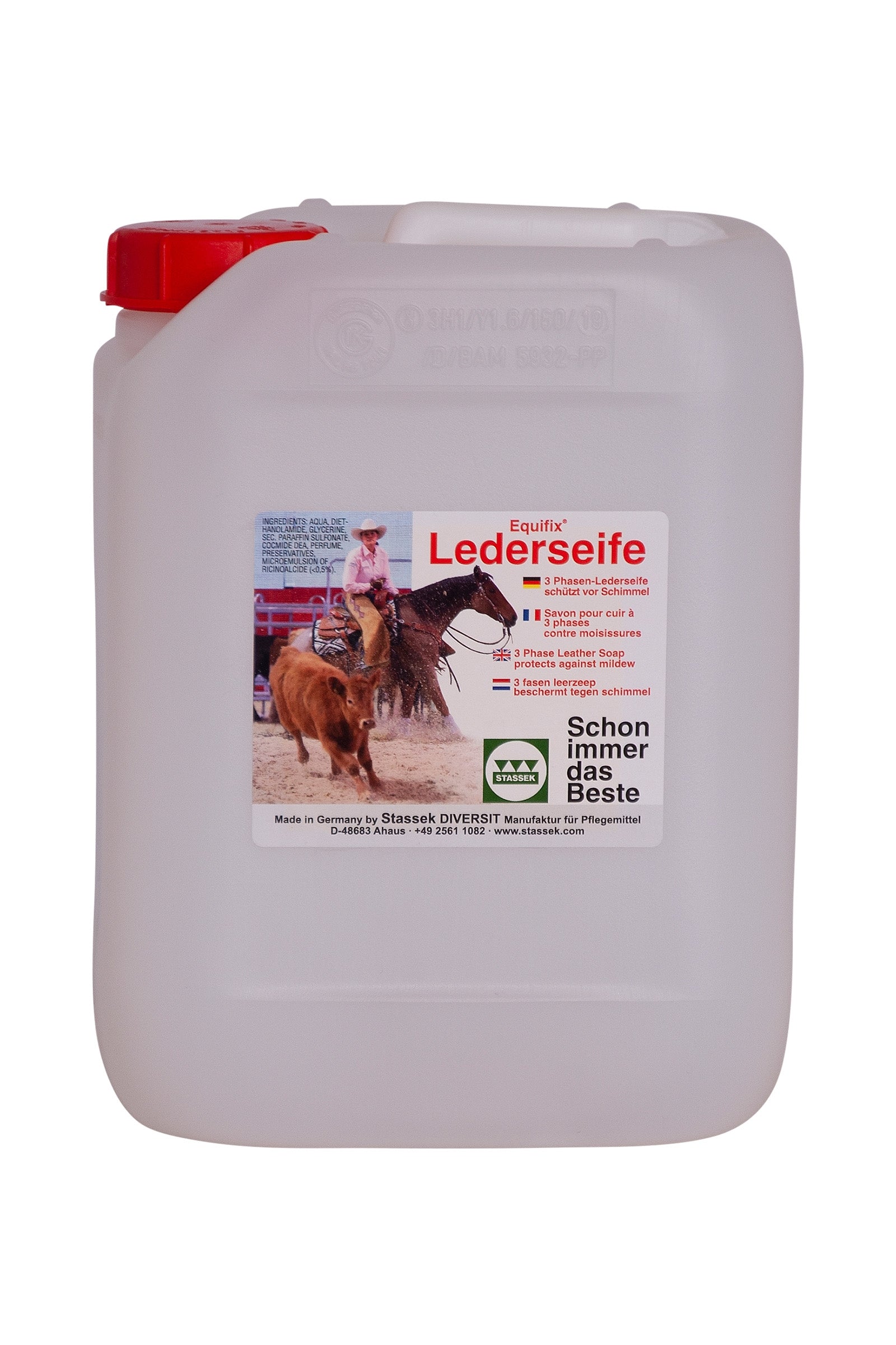 Stassek Equifix 3-phase Leather Soap, 2 liters Horse Health Care