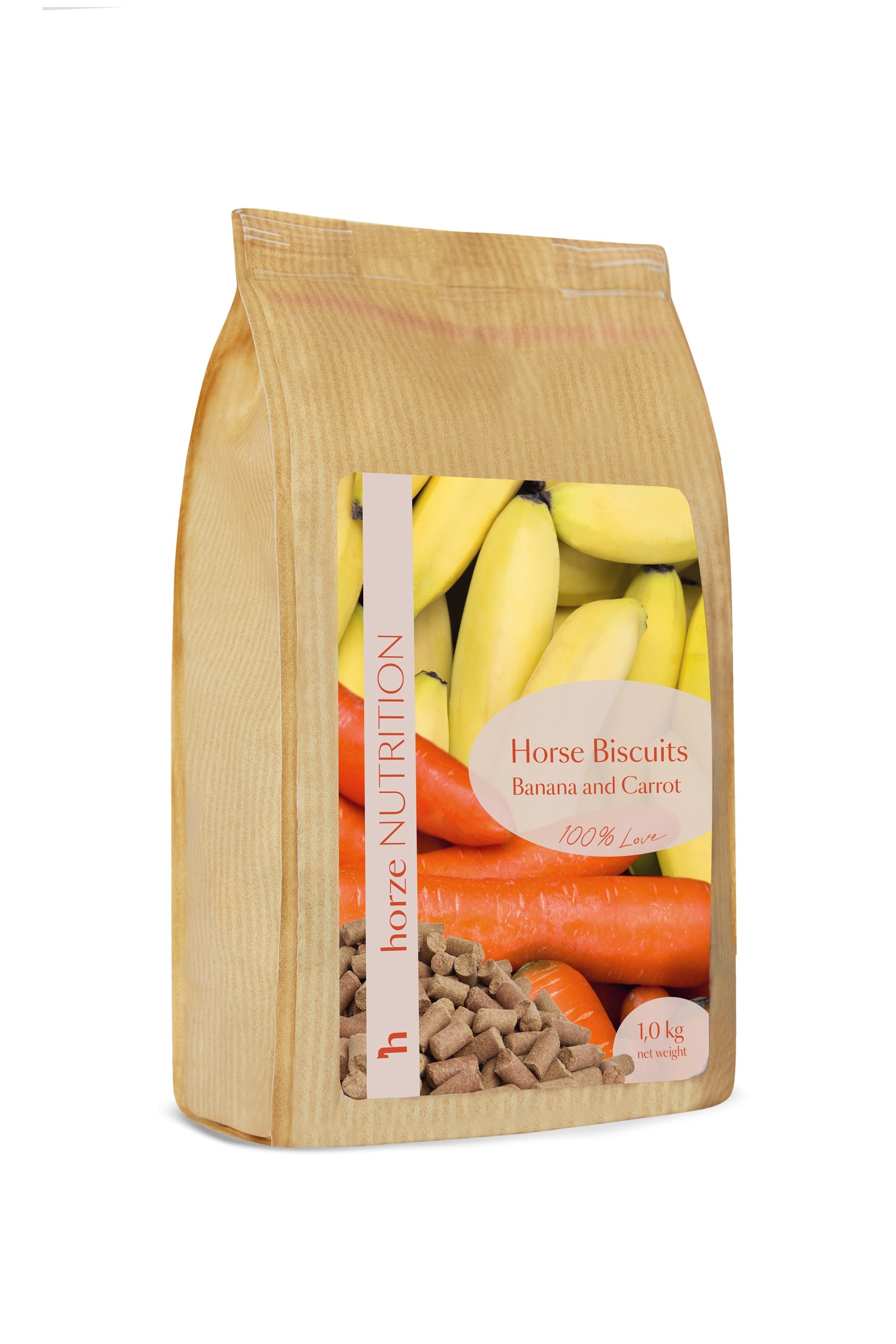 Horze Leckerli Banane & Karotte , 1kg Horse Feed & Nutrition