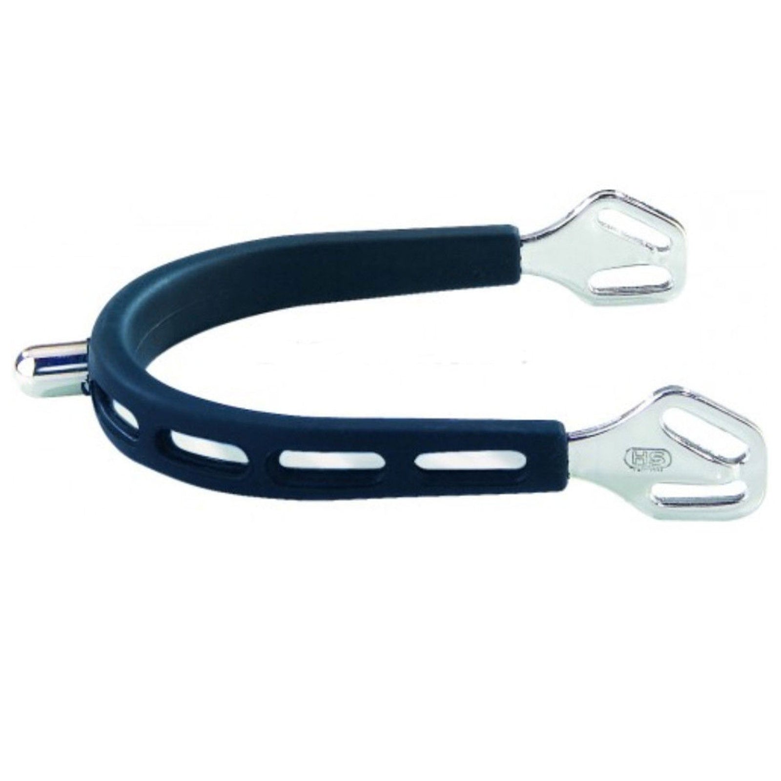 Sprenger Ultra Fit Extra Grip Spurs st.st. 20mm Round Black S Riding Whips, Crops & Spurs