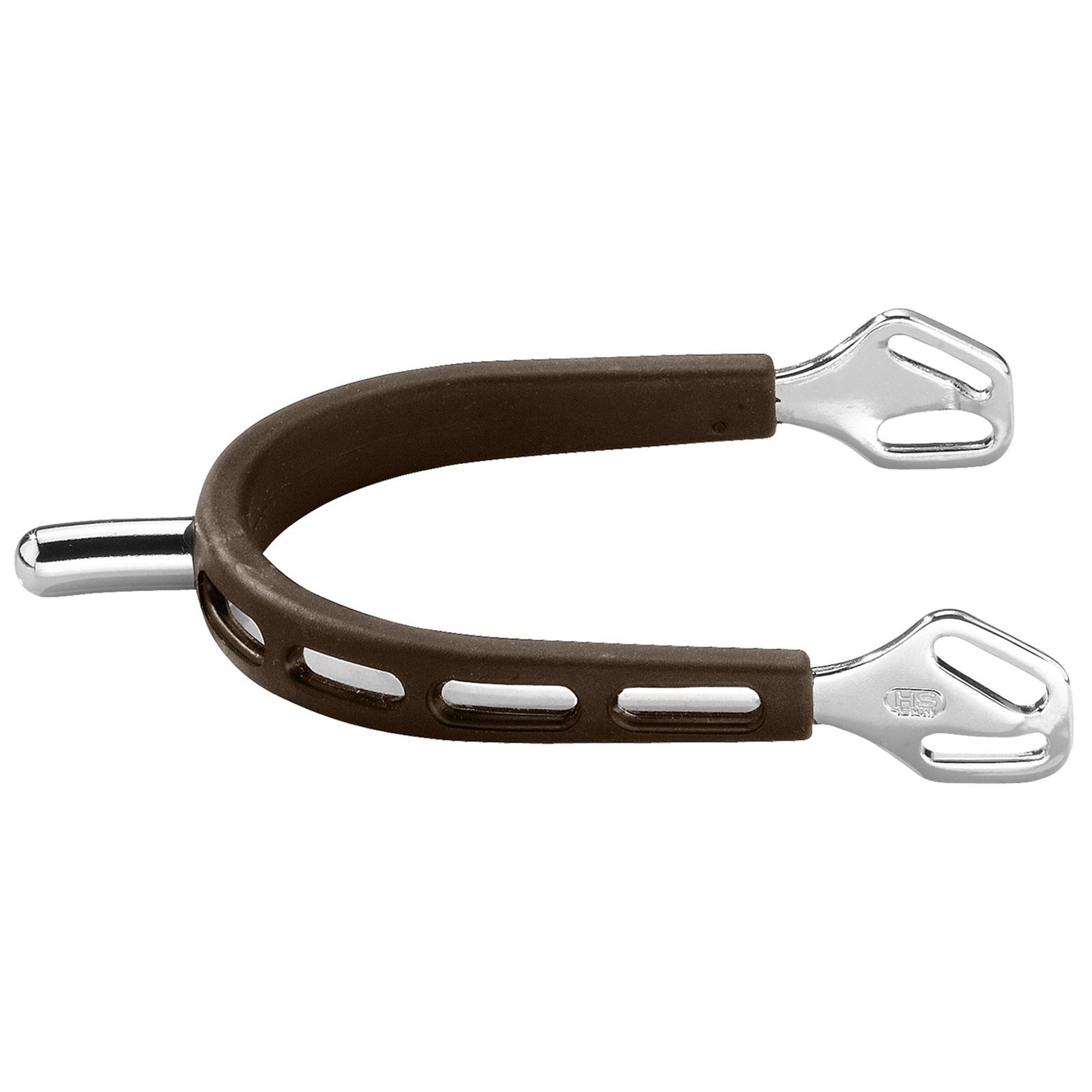 Sprenger Fit Brown Grip Sporen, SS rund halsende Gerten & Peitschen