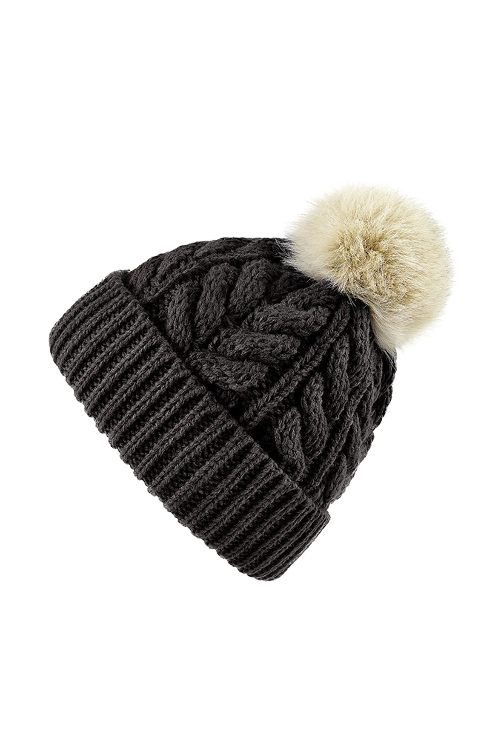 Cavallo Dune Mütze mit Fake-Fur-Bommel Accessoires