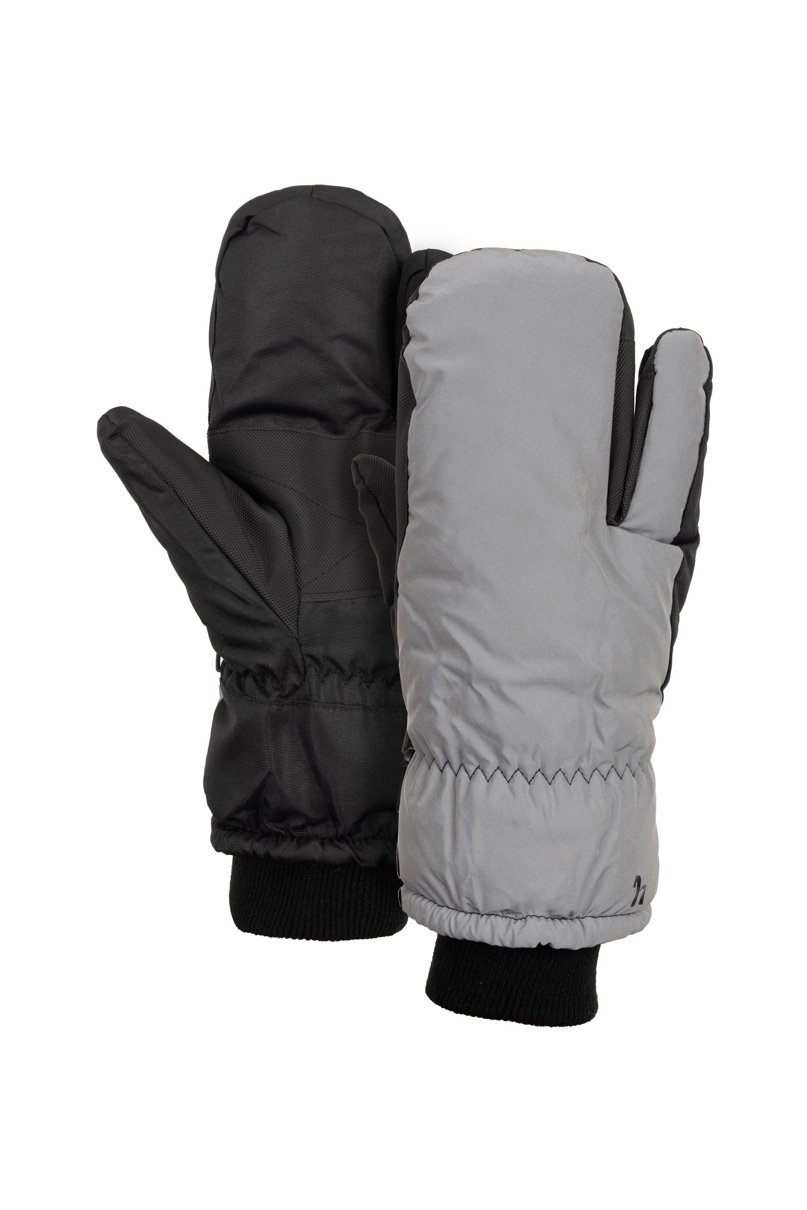 Horze Reflektierende 3-Finger Reithandschuhe Reithandschuhe