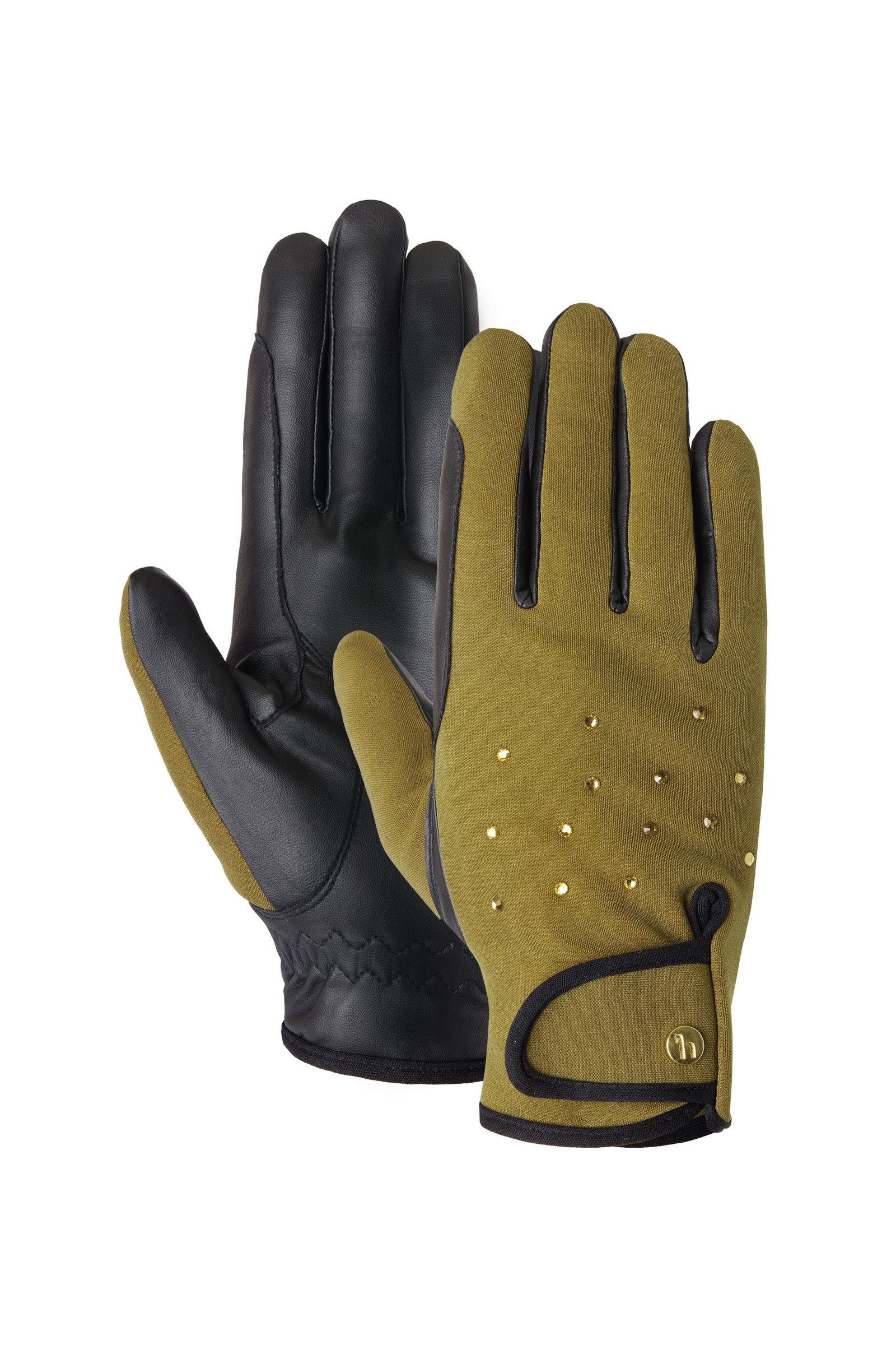 Horze Joana Winter Riding Gloves with Rhinestones Riding Gloves