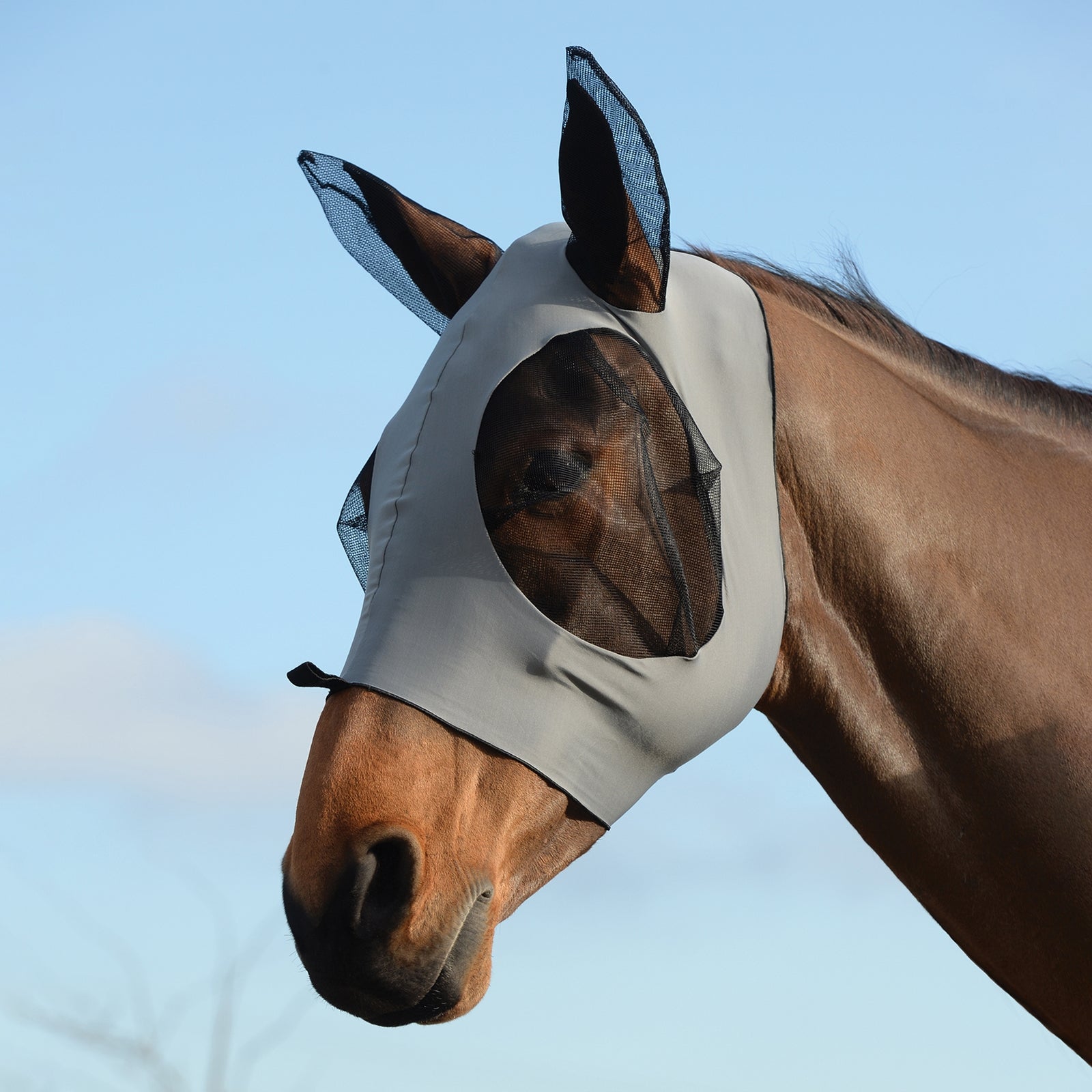 Weatherbeeta Stretch Bug Fliegenmaske mit Ohren Fliegenschutz