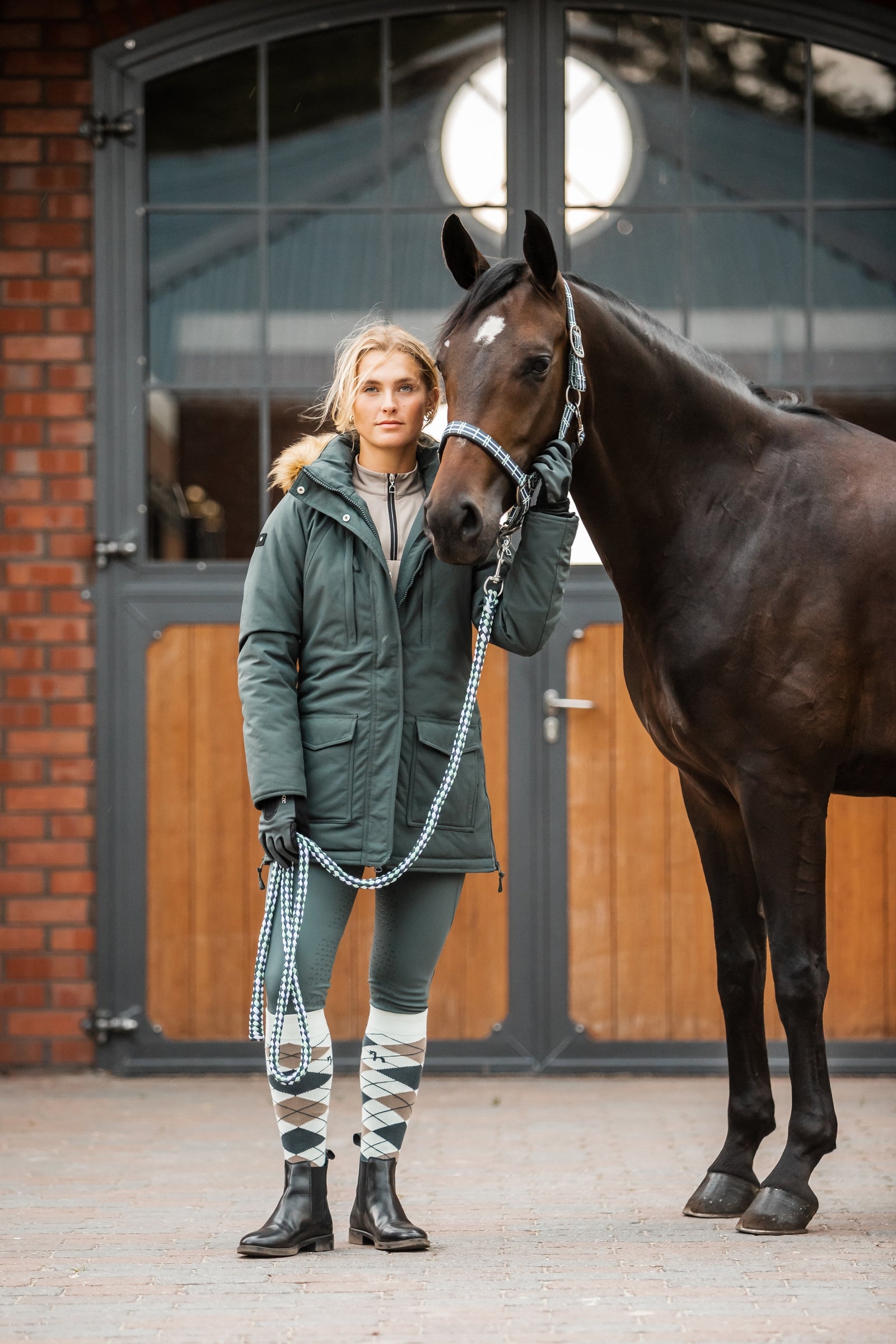 Horze Brooke Women's Long Parka Riding Jacket Women’s Riding Clothing