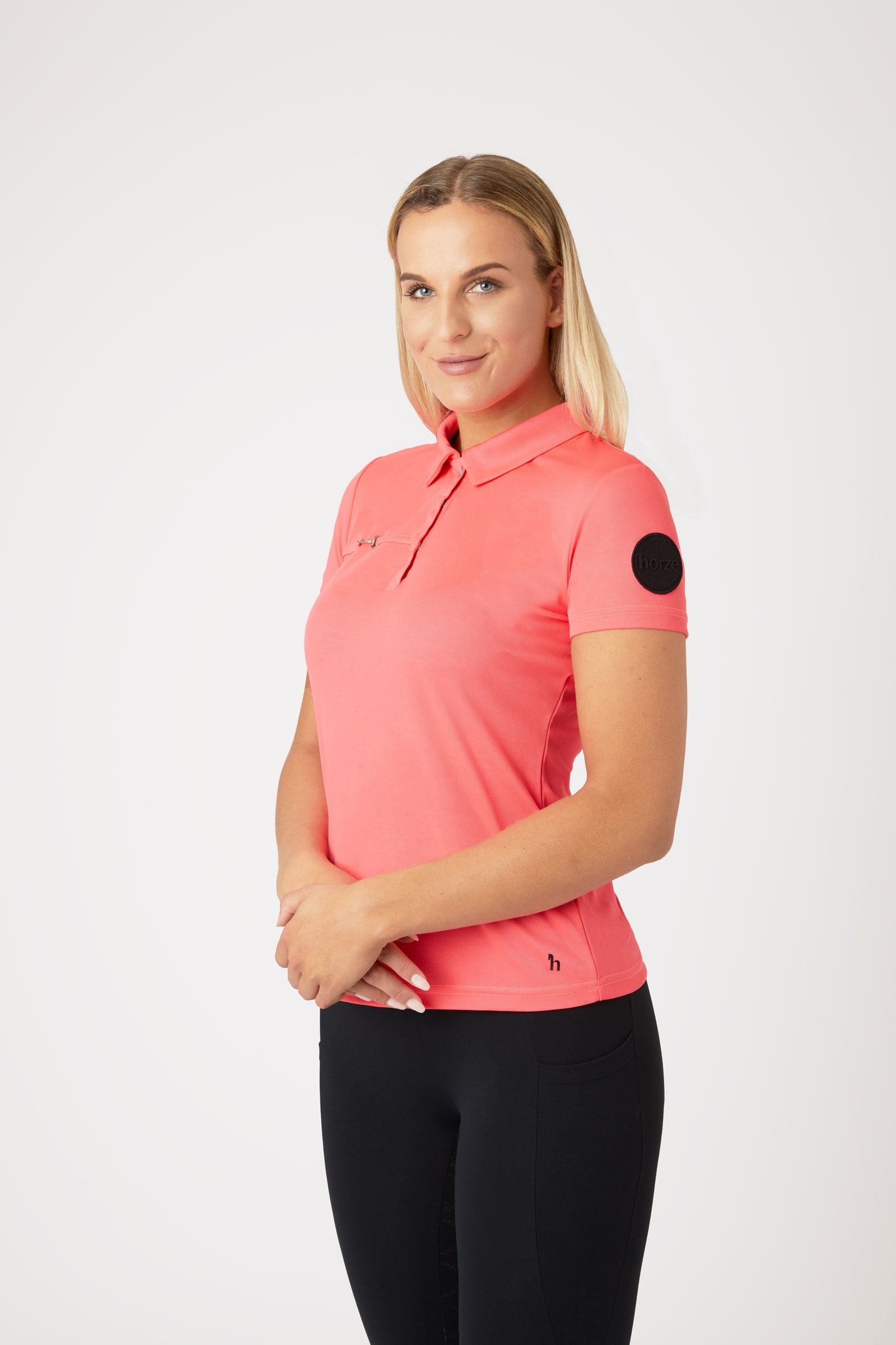 Horze Denise Damen Funktionspoloshirt Damen Reitbekleidung