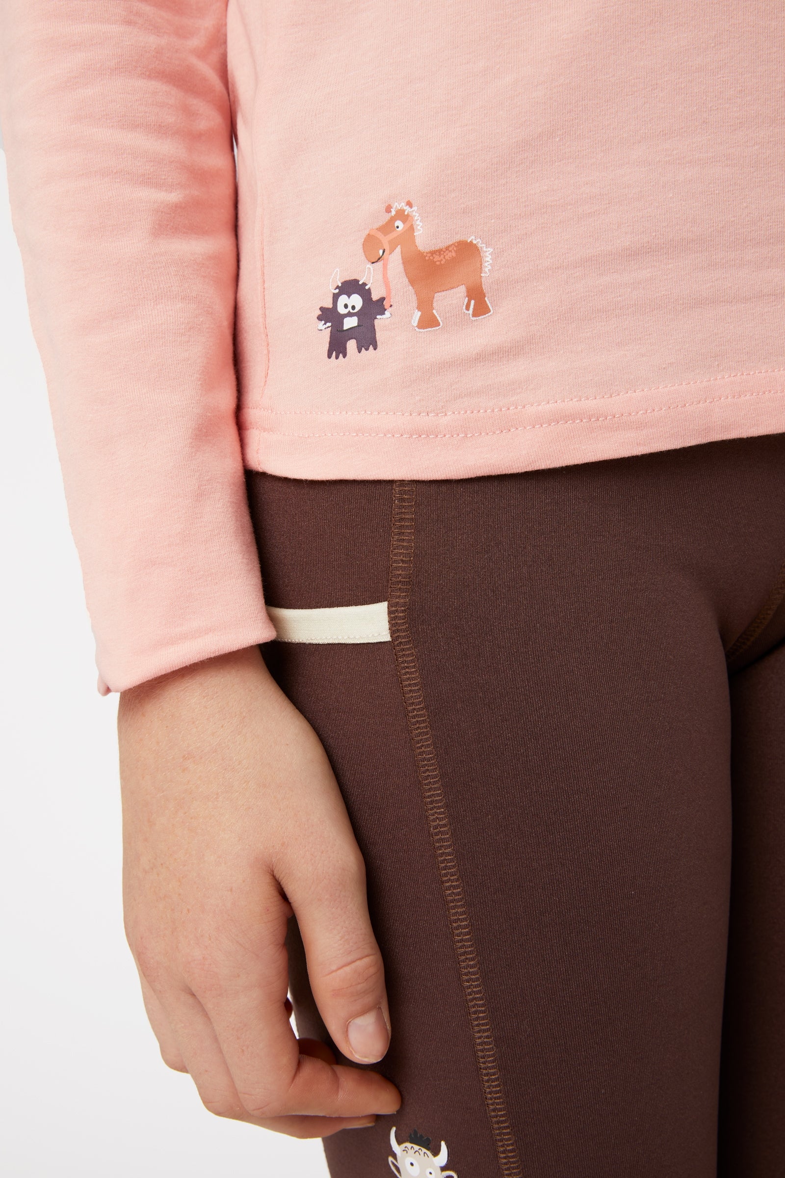 Horze Monster Kids Longsleeve Shirt Kids Apparel