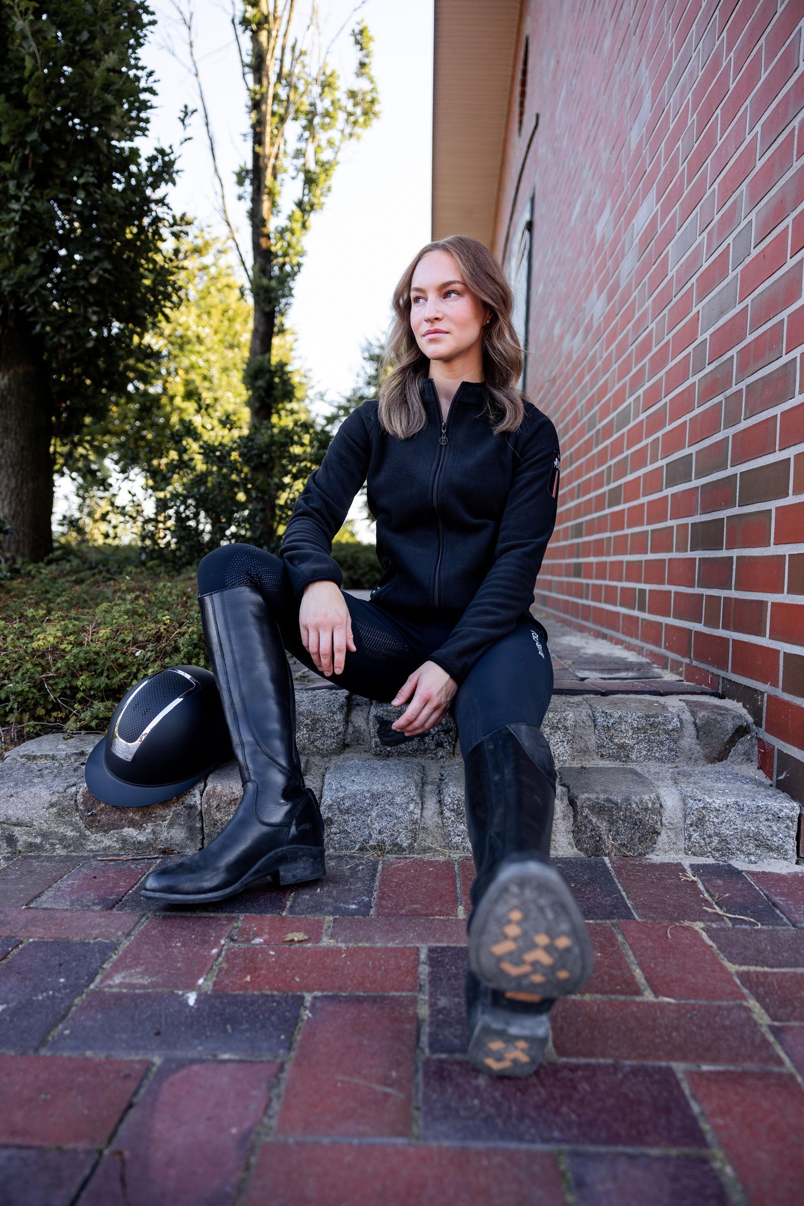 B Vertigo Cleo Women's Stretch Fleece Riding Riding Jacket Women’s Riding Clothing