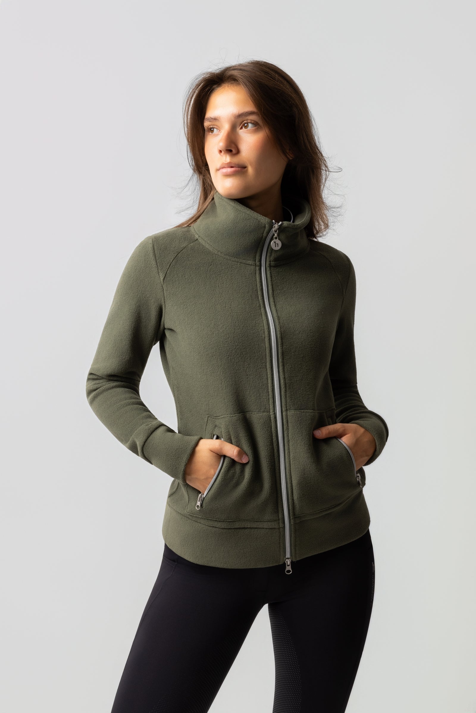 Horze Ellie Damen Fleece Reitjacke Damen Reitbekleidung
