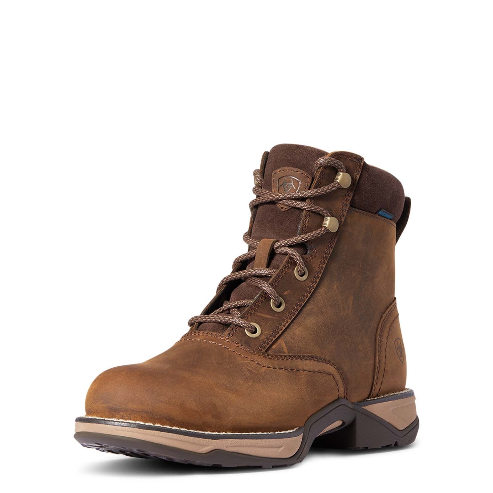 Ariat Anthem H2O Damen wasserdichte Schnürstiefel mit runder Zehenkappe Reitstiefel & Reitschuhe