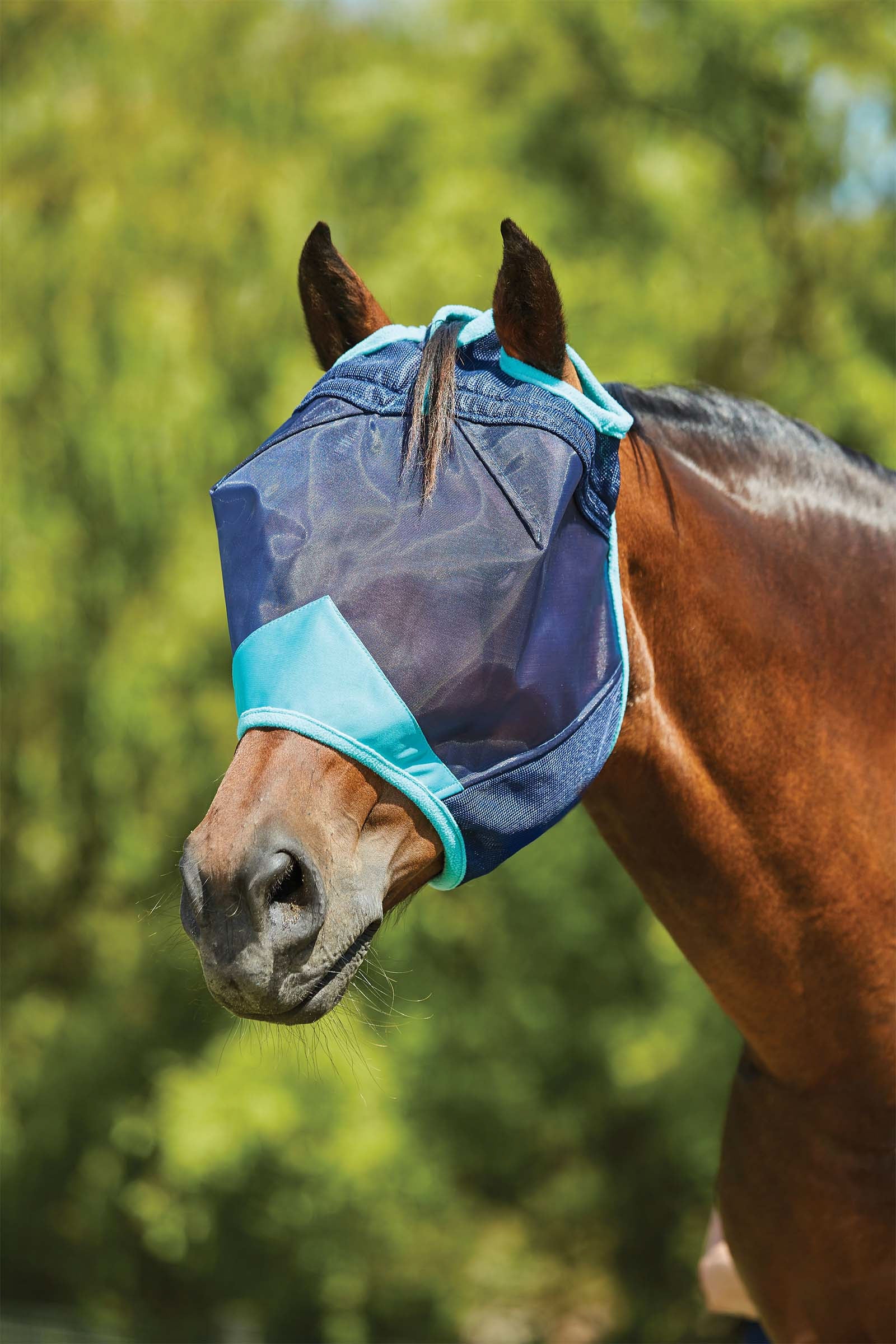 Weatherbeeta Comfitec Deluxe Fine Mesh Mask Antifly Protection for Horses