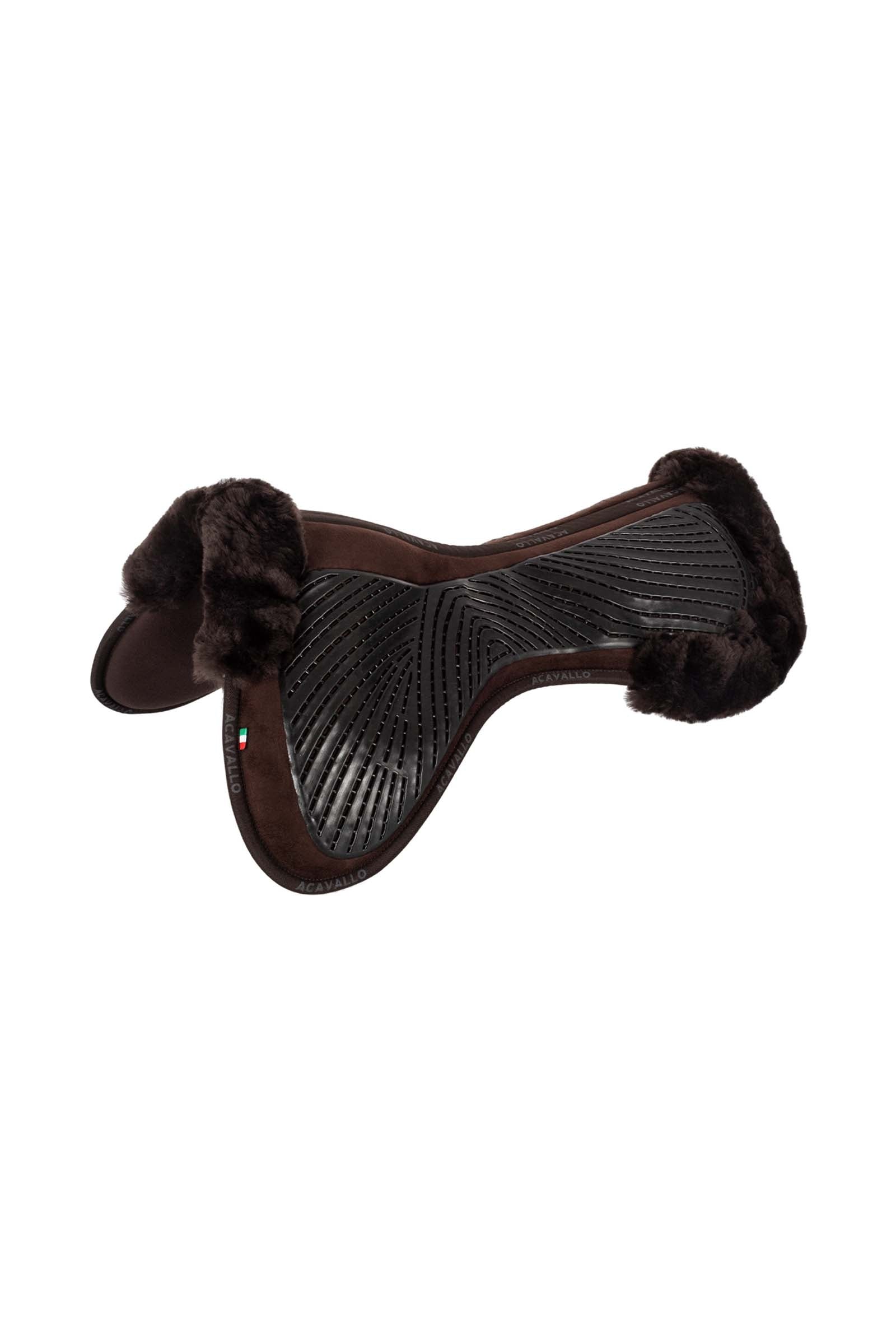 Acavallo Close Contact Gel & Memory Foam Pad mit Lammfell Schabracken