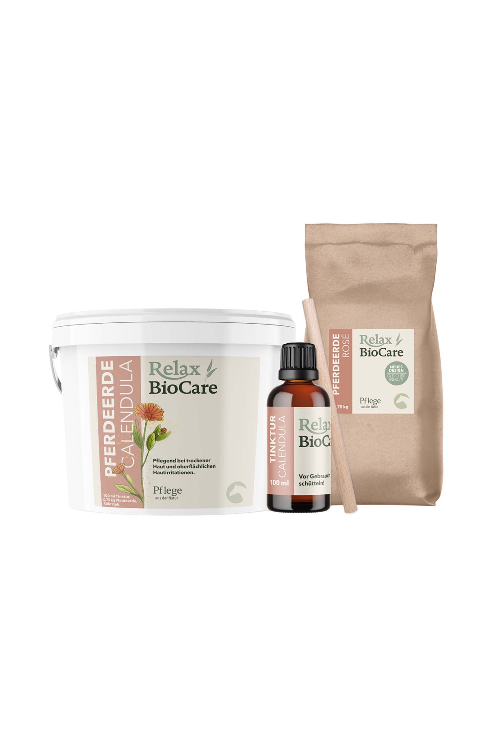 Relax BioCare Pferdeerde Calendula, 750g/100ml Pflege