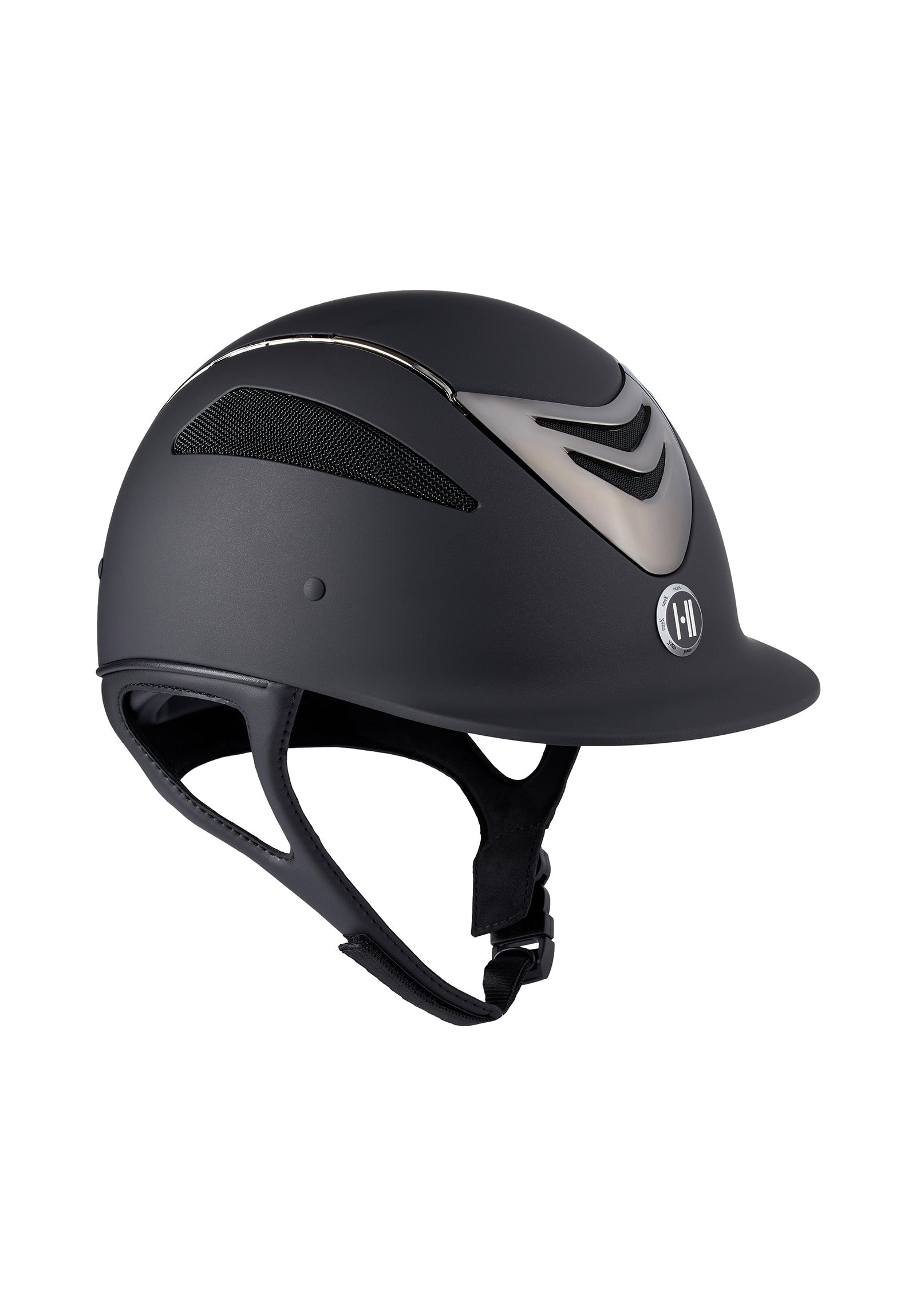OneK Defender Pro Matt Chrome Riding Helmet Safety Equipment