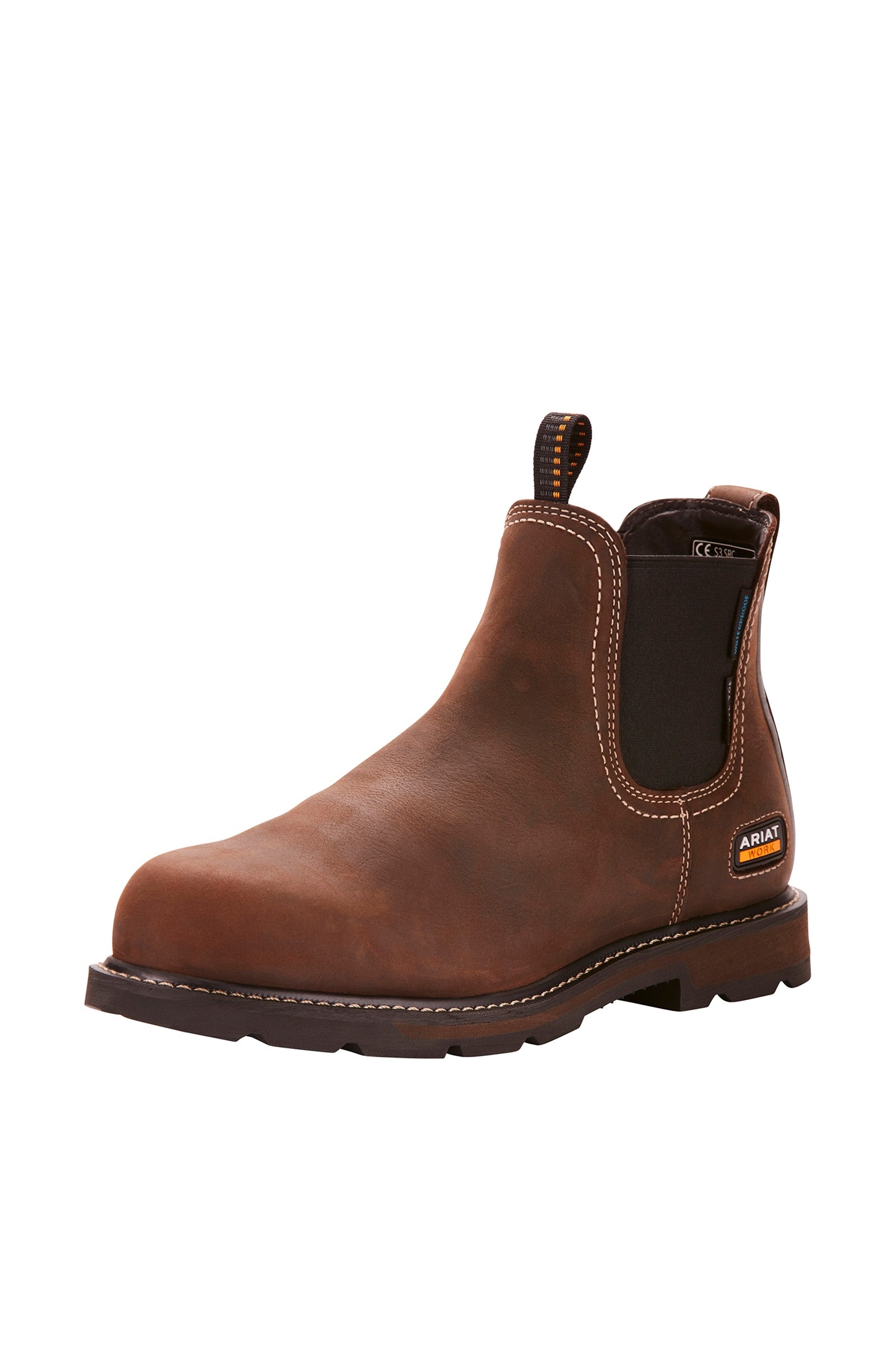 Ariat Groundbreaker Chelsea Men's Waterproof Steel Toe Work Boot Mens Riding Clothing