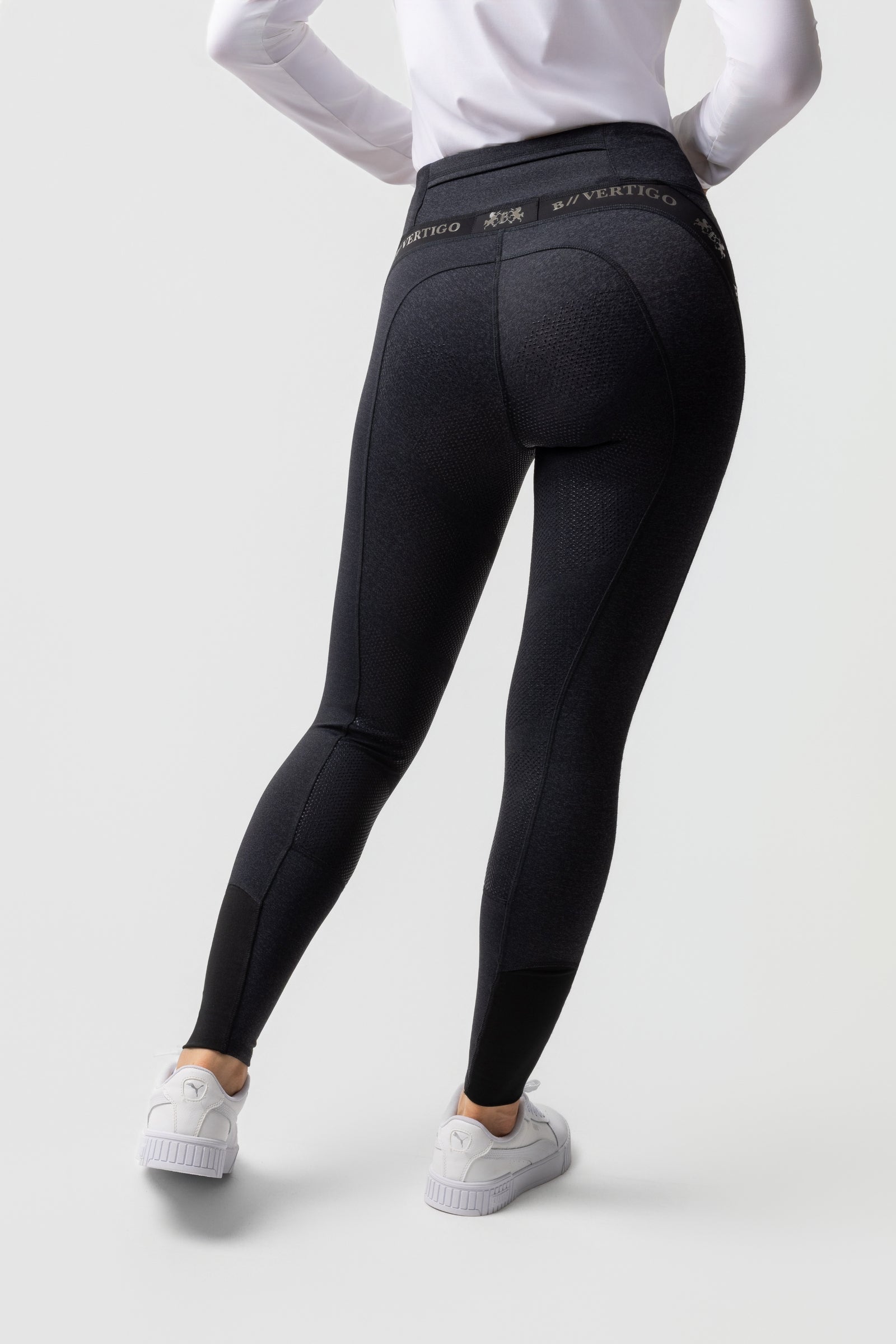 B Vertigo Damenreitleggings Jenny mit Vollbesatz aus Silikon UPF 40+ Womens Breeches
