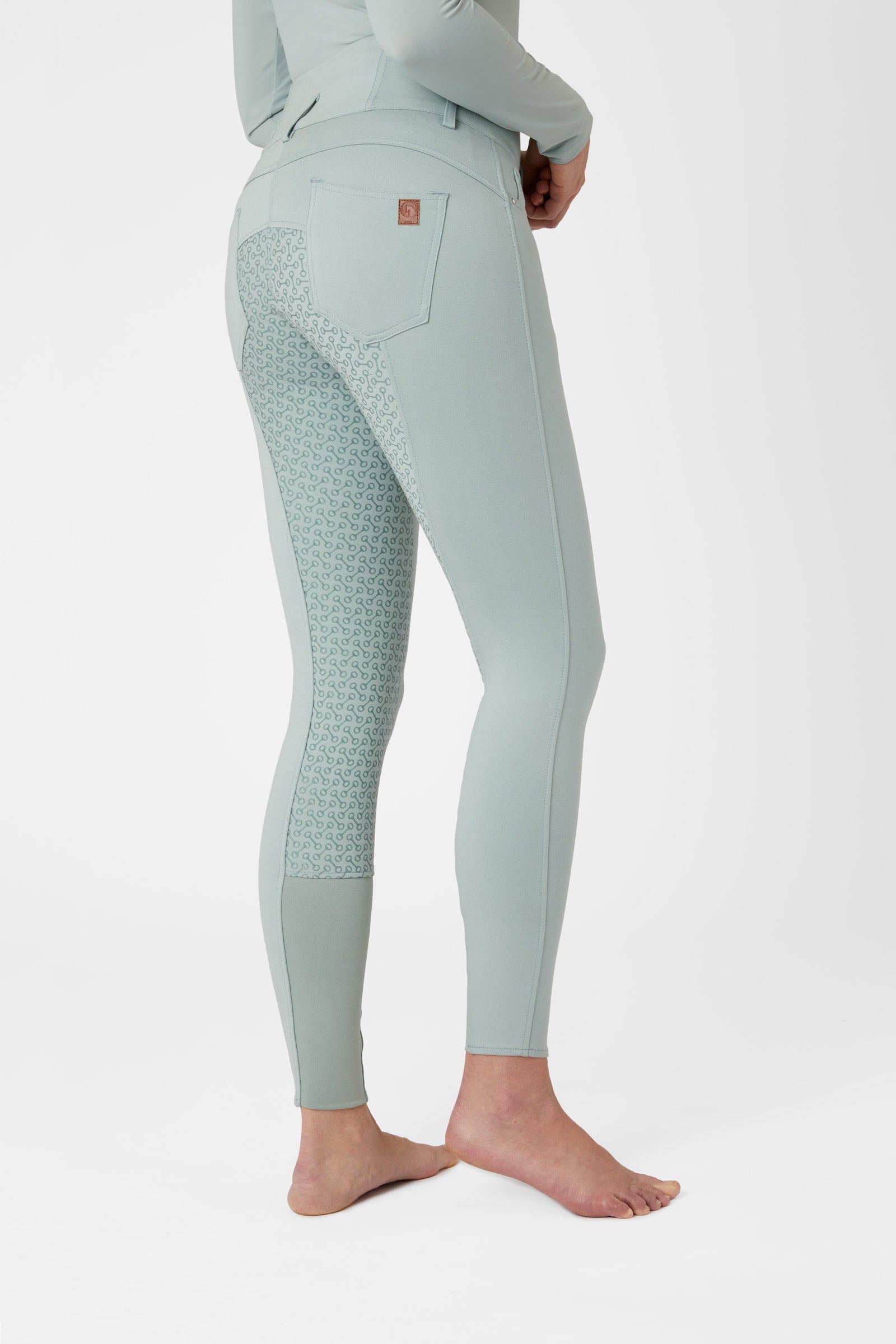 Horze Tara Damen Reithose mit Silikonvollbesatz und hohem Bund Womens Breeches