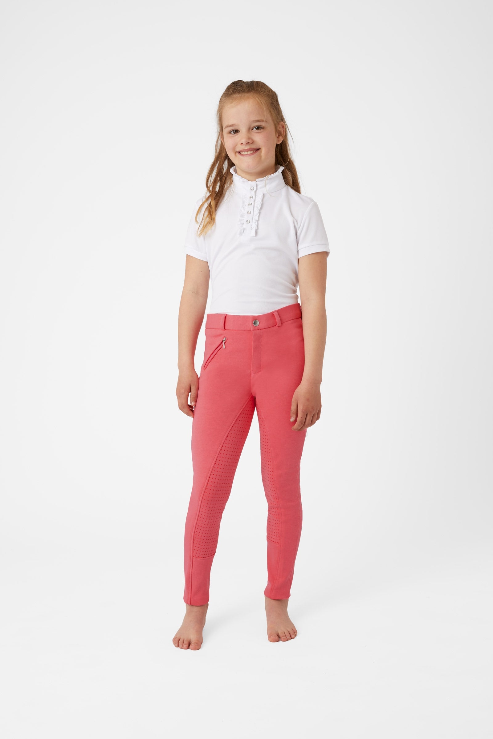 Horze Kids Active Silicone Grip Full Seat Breeches Kids Apparel