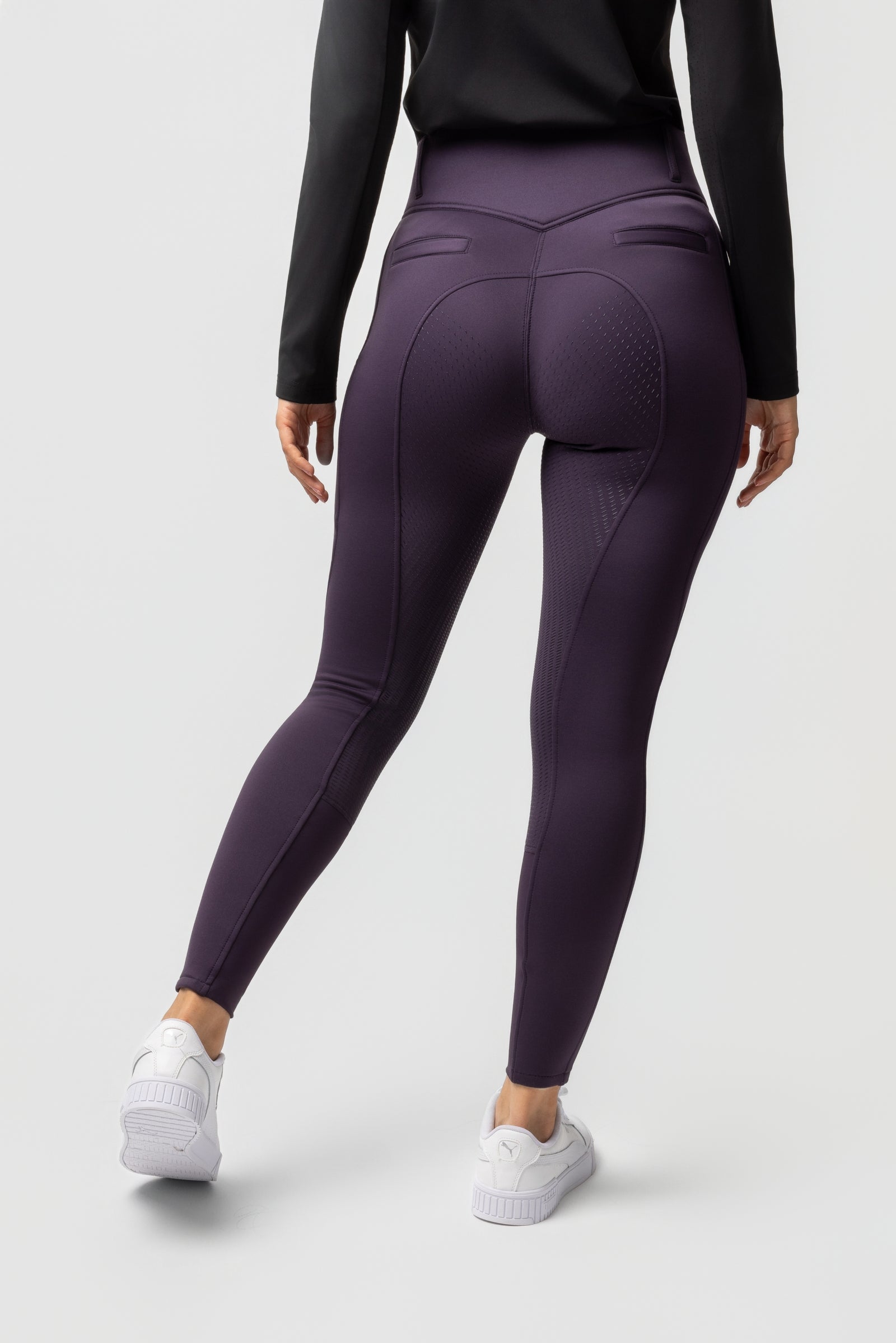 Horze Mira Damen Thermoreithose mit Vollbesatz Damen Reitbekleidung
