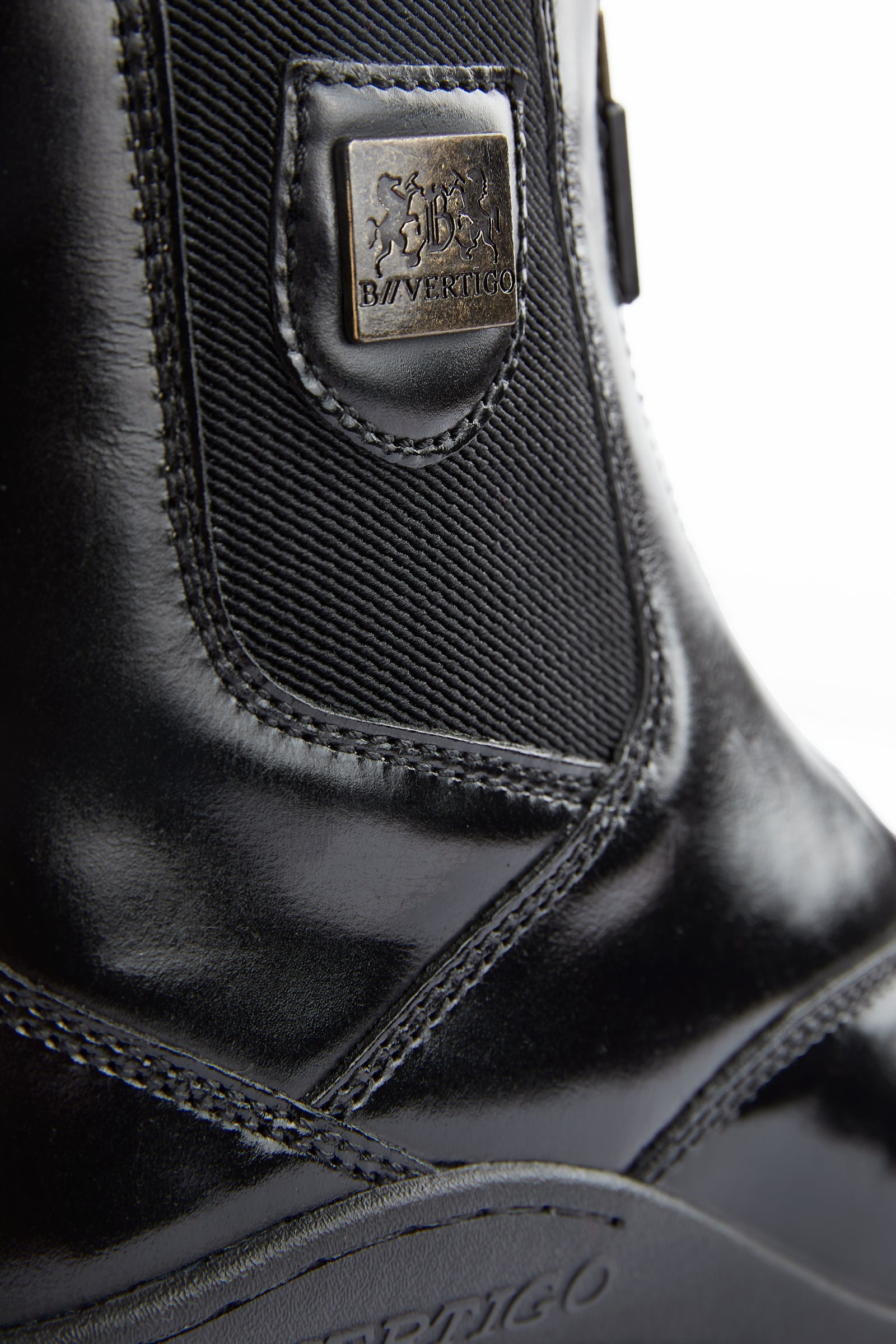 B Vertigo Women's Saturn Front-Zip Leather Jodhpur Boots Riding Boots & Riding Shoes