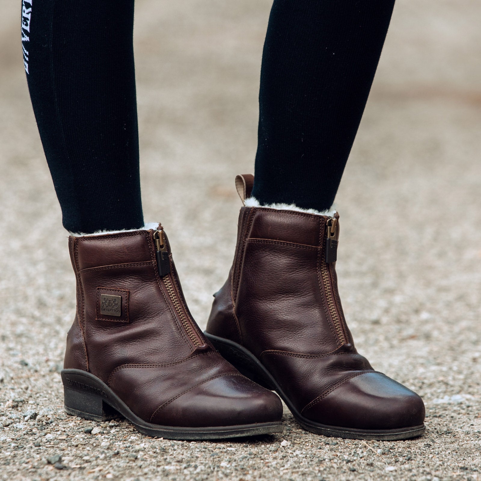 B Vertigo Mercury Women's Winter Jodhpur Boots with Lamb Fur Lining Riding Boots & Riding Shoes