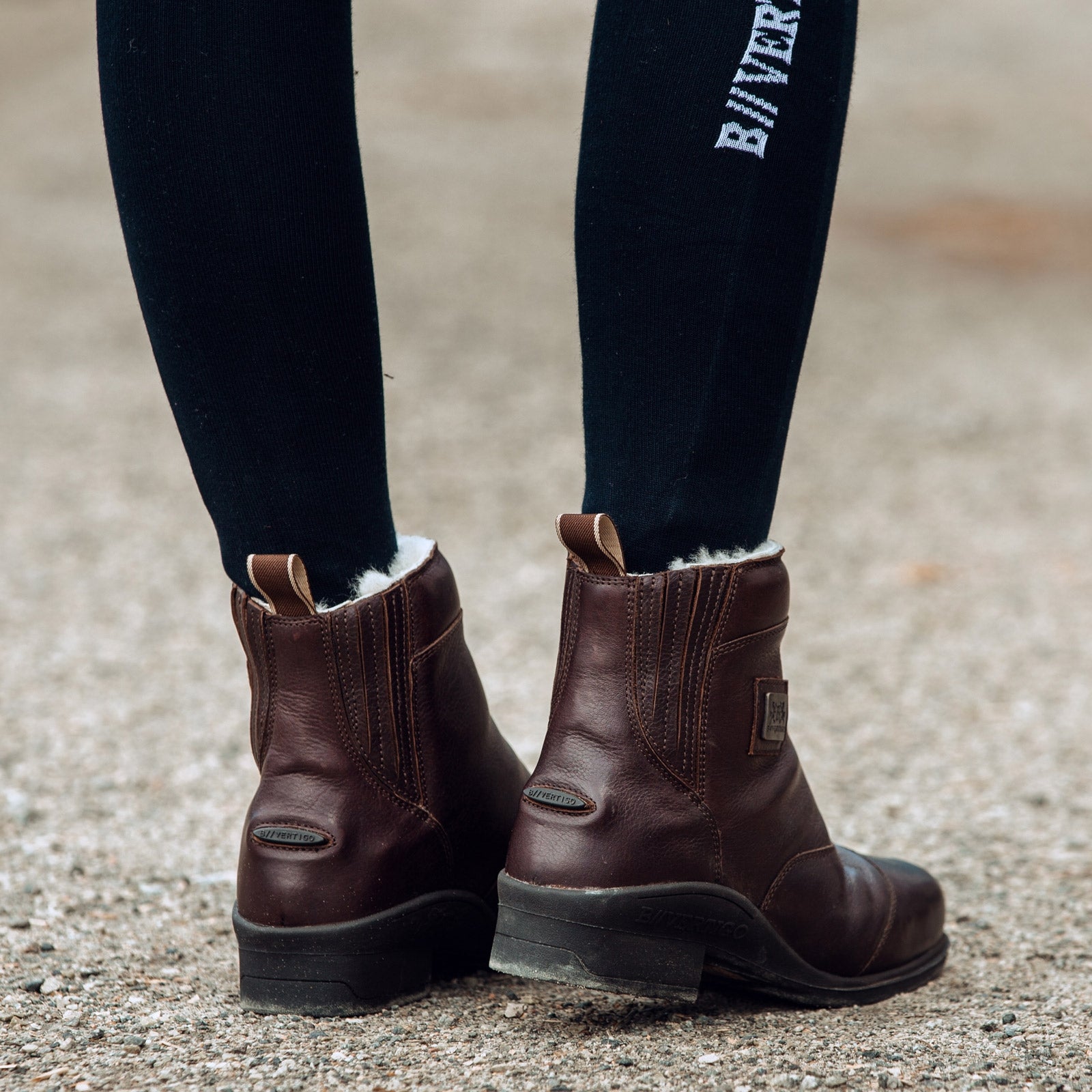 B Vertigo Mercury Women's Winter Jodhpur Boots with Lamb Fur Lining Riding Boots & Riding Shoes