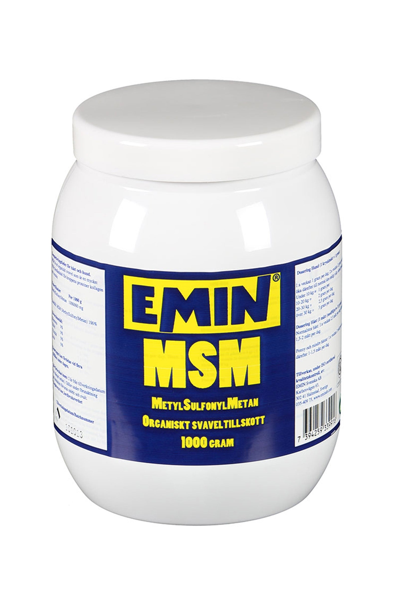 Emin MSM 100%, 1000 g Horse Feed & Nutrition