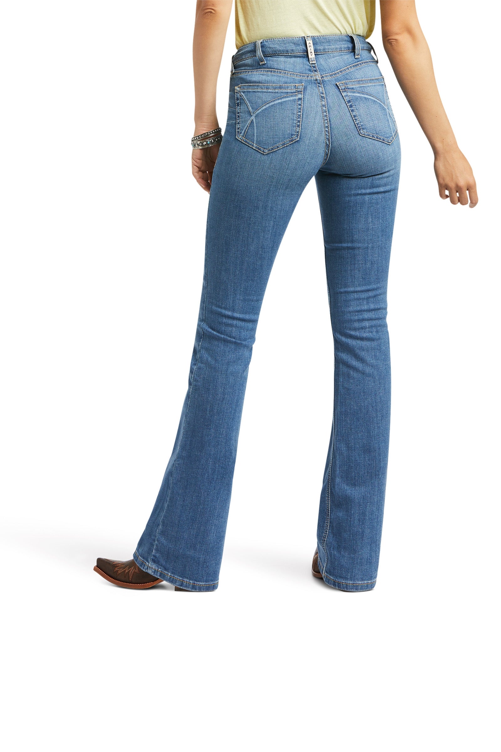 Ariat Women's R.E.A.L High Rise Daniela Boot Cut Jeans Womens Breeches