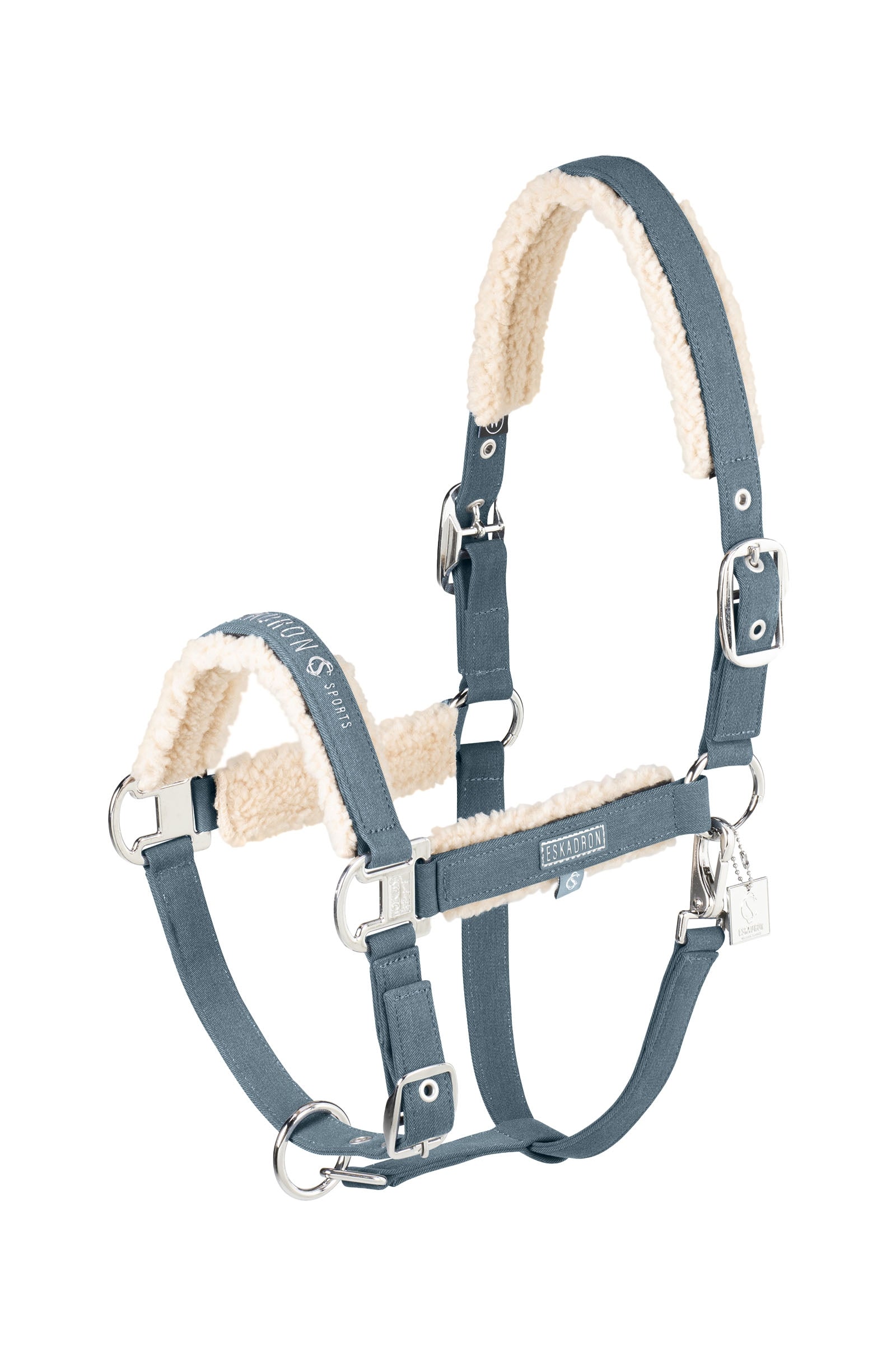 Eskadron Classic Sports SS25 Denim Halfter mit Double Pin und Teddyfleece Halfter & Stricke