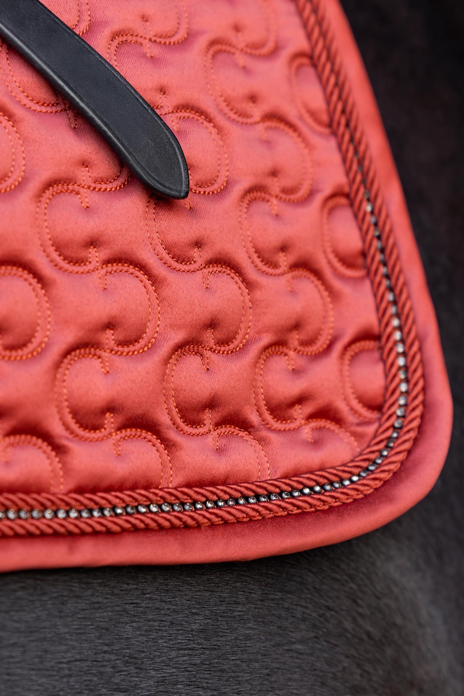 Covalliero Dressage Saddle Pad With Glitter Appliqués Saddle Pads