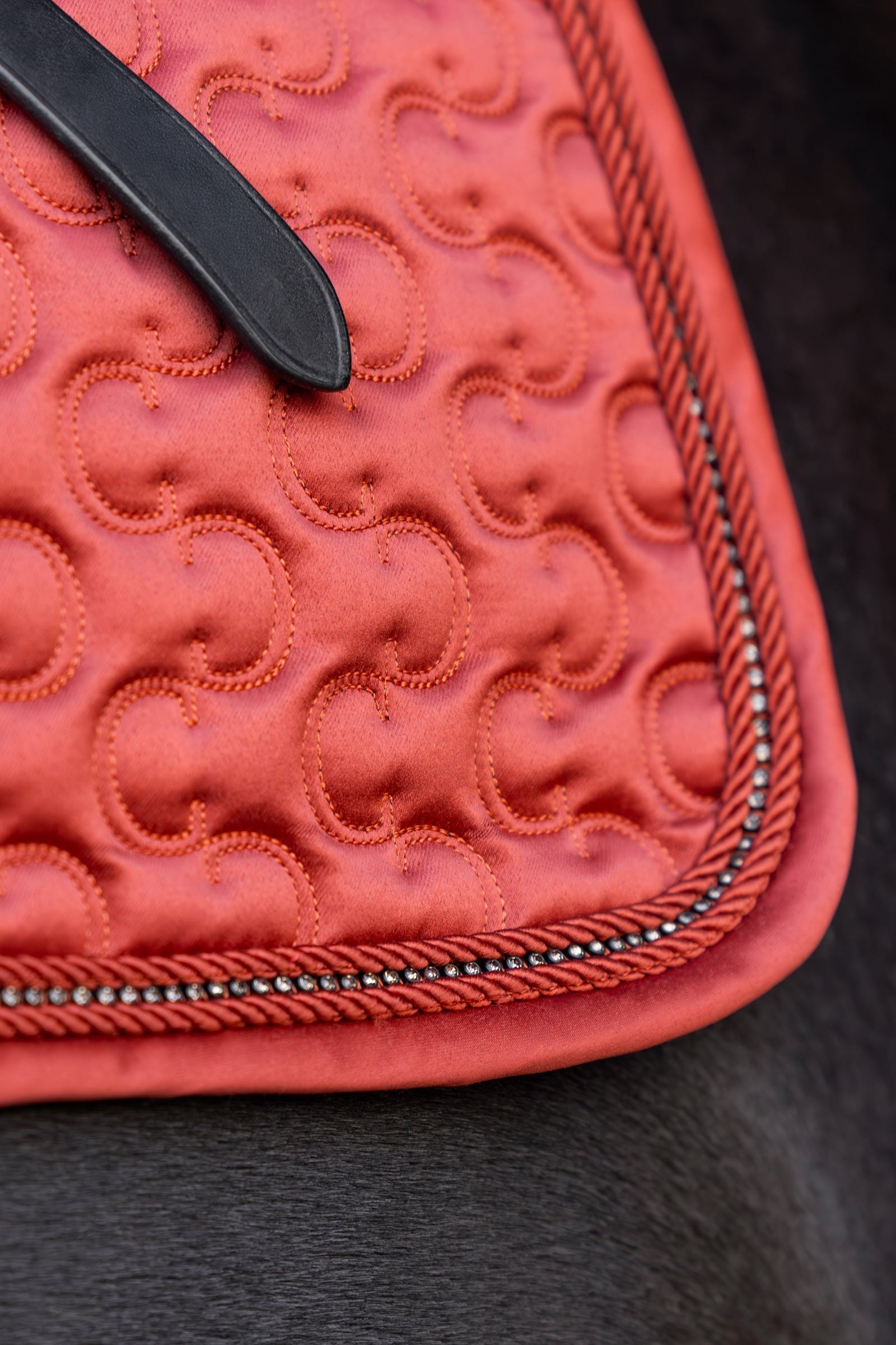 Covalliero Dressage Saddle Pad With Glitter Appliqués Saddle Pads