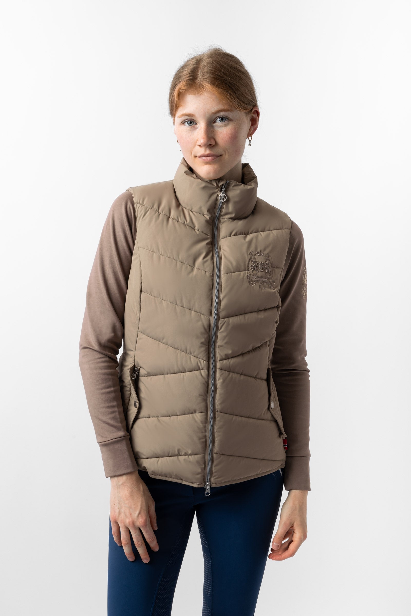 B Vertigo Cordelia Damen gepolsterte Reitweste Damen Reitbekleidung