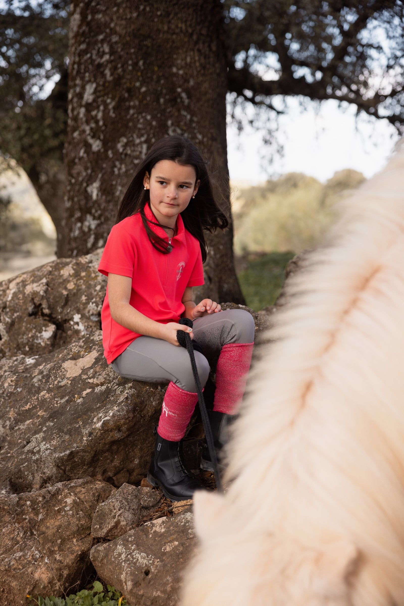 Horze Dea Kids´ Riding Tights With Full Grip Kids Apparel