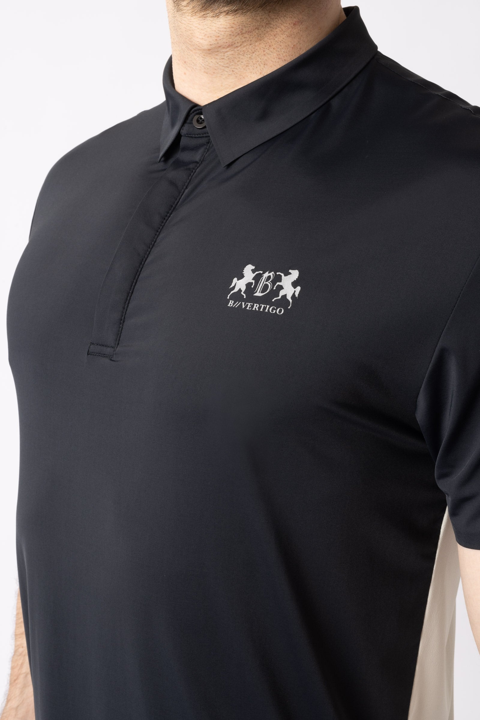 B Vertigo Aidan Men's Seamless Poloshirt Mens Riding Clothing