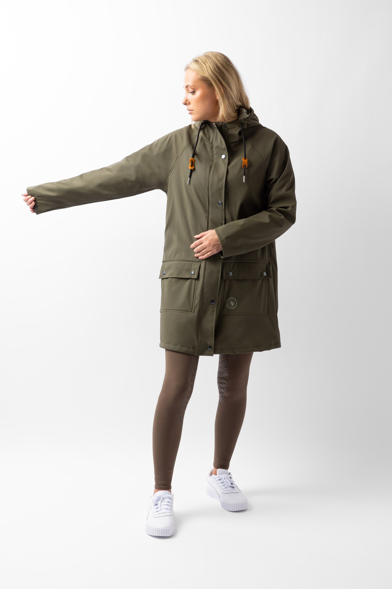 Horze Elise Raincoat with Padded Lining Women’s Riding Clothing