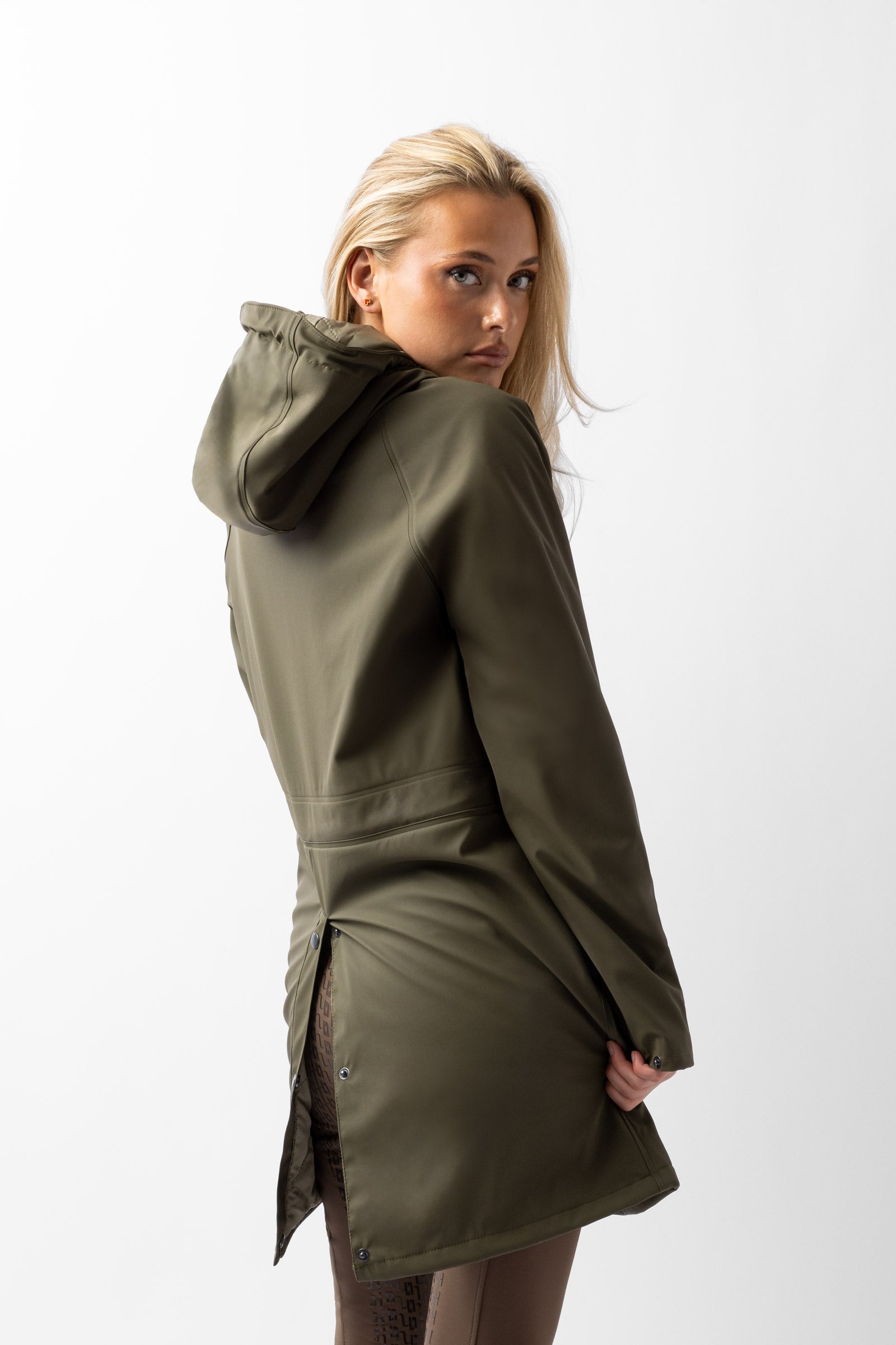 Horze Elise Raincoat with Padded Lining Women’s Riding Clothing