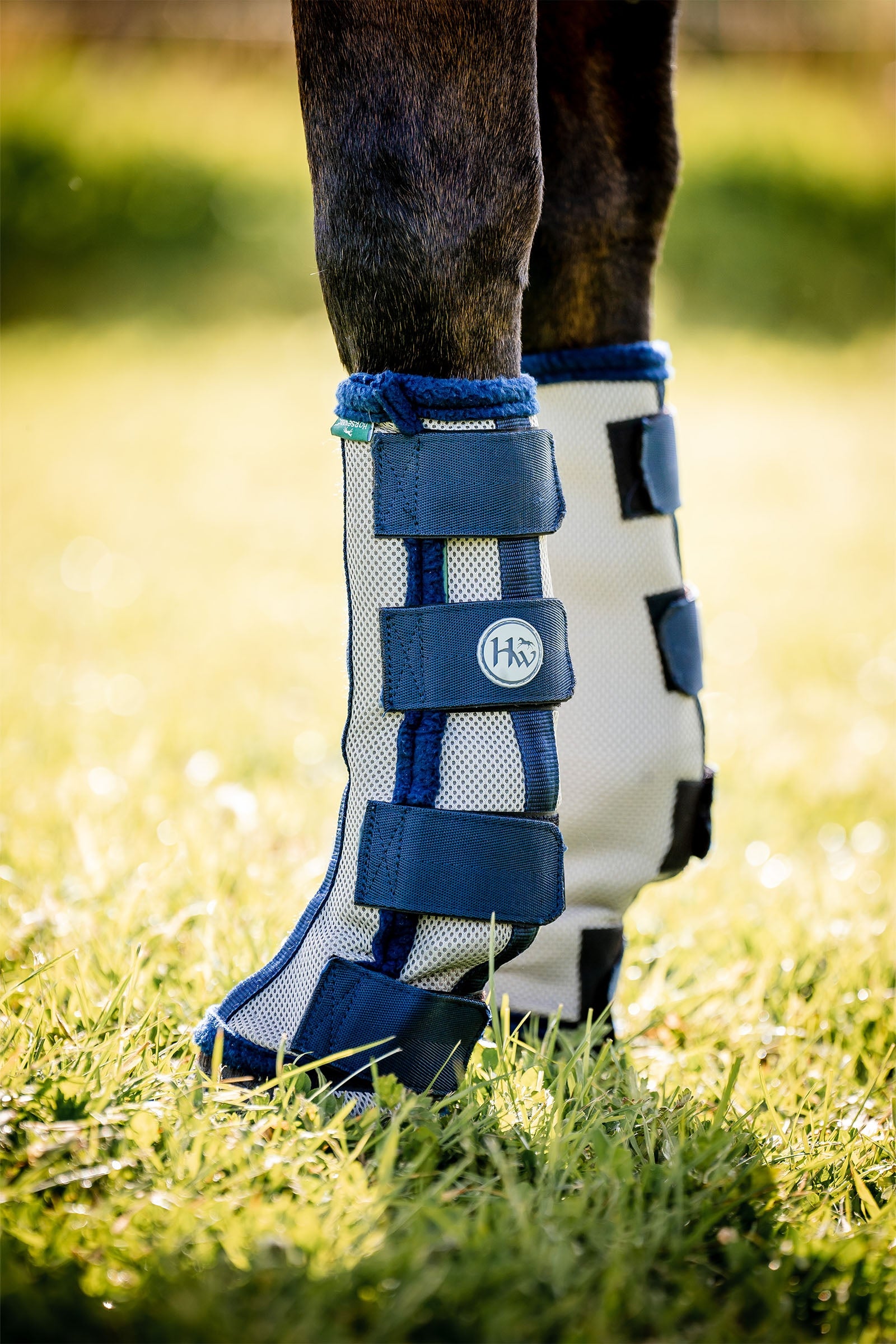 Horseware Fly Boots - set of 2 Leg Protection & Hoof Protection for Horses