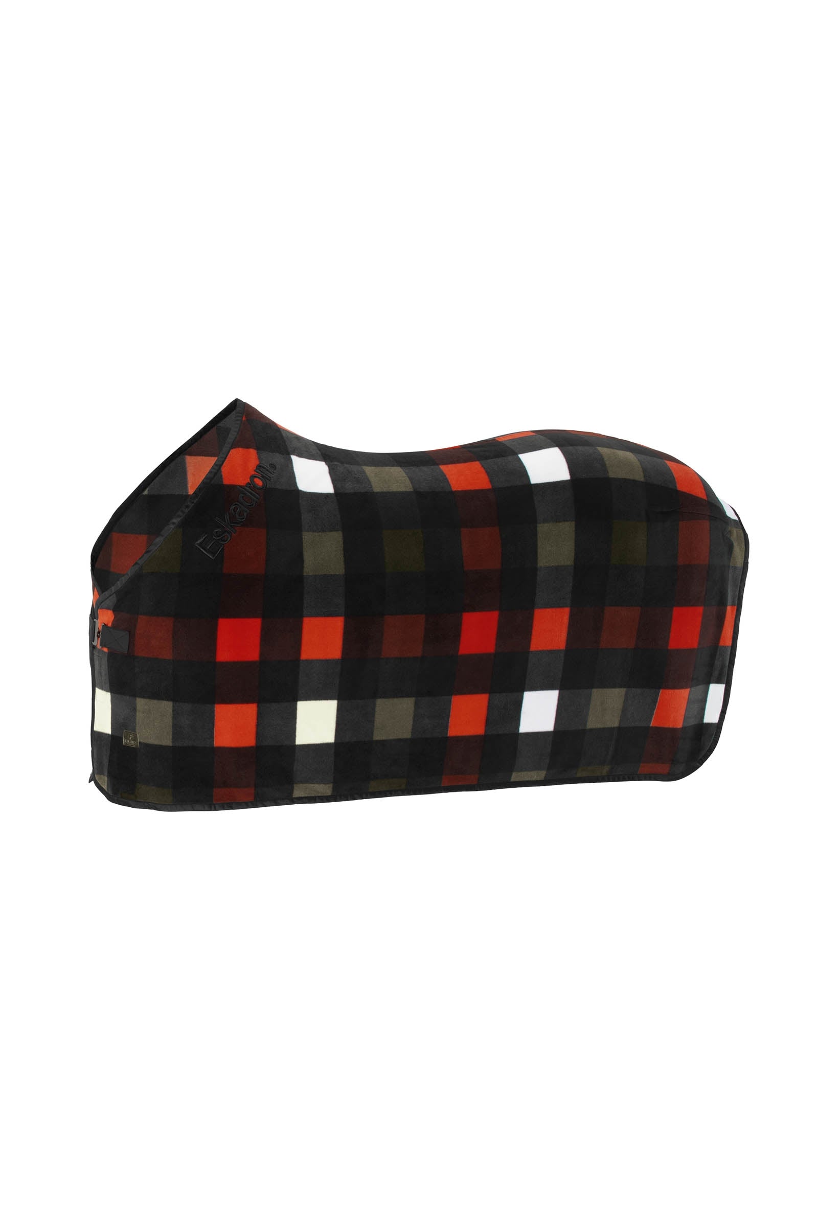 Eskadron Dynamics AW25 Fleece Abschwitzdecke mit Karomuster Pferdedecken