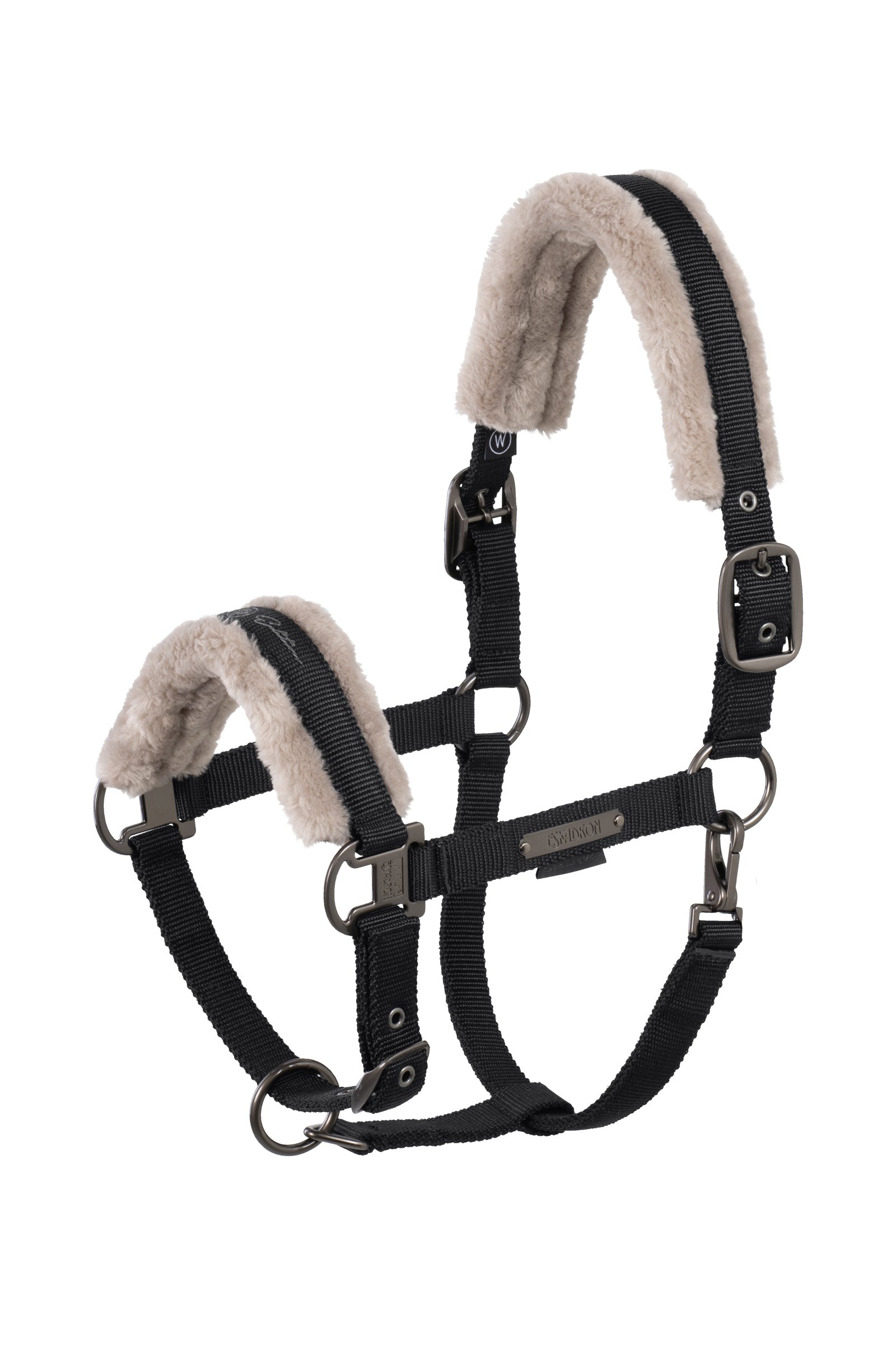 Eskadron Platinum 25 Halfter mit Dornschnalle und Kunstfell Halfter & Stricke